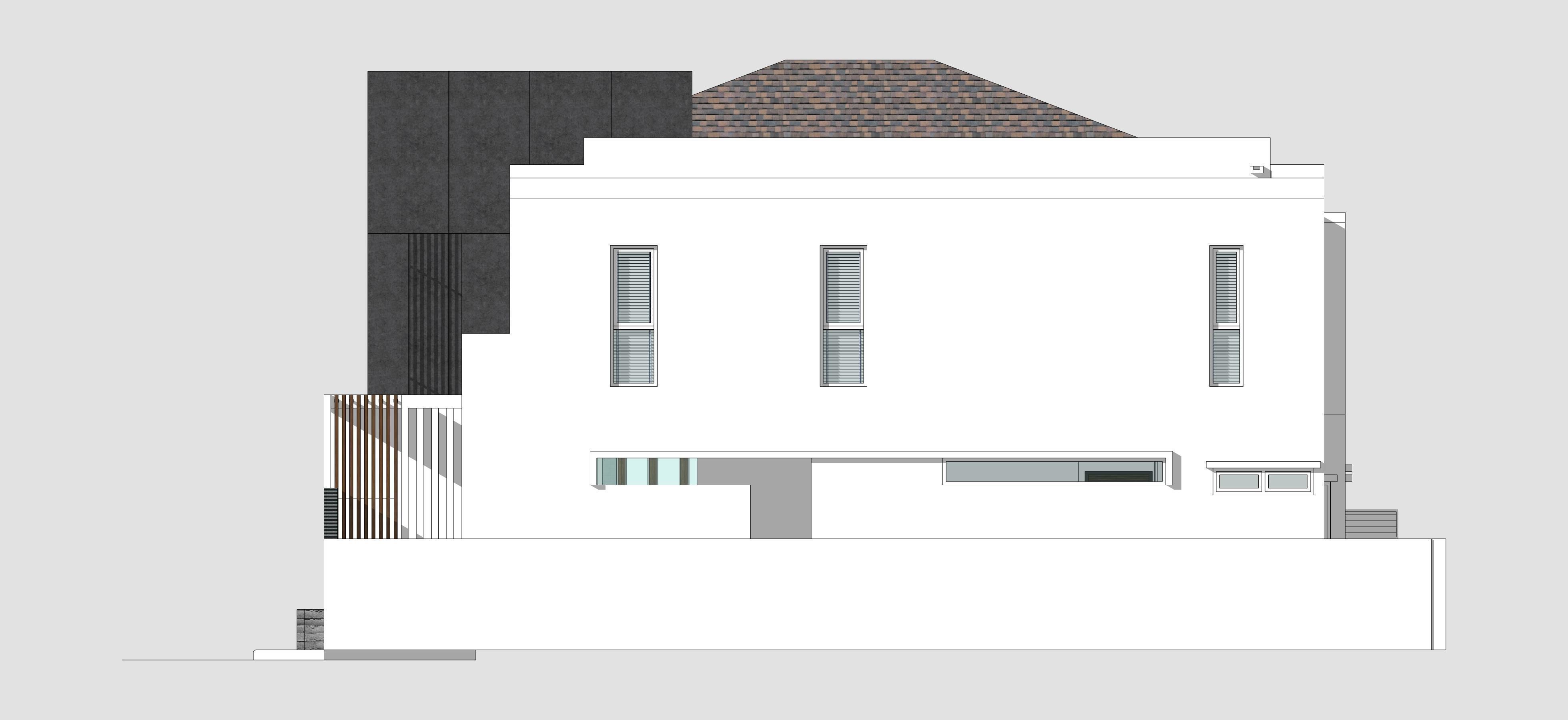 House Architectural Project 01 - The plan is empty 3D model_8