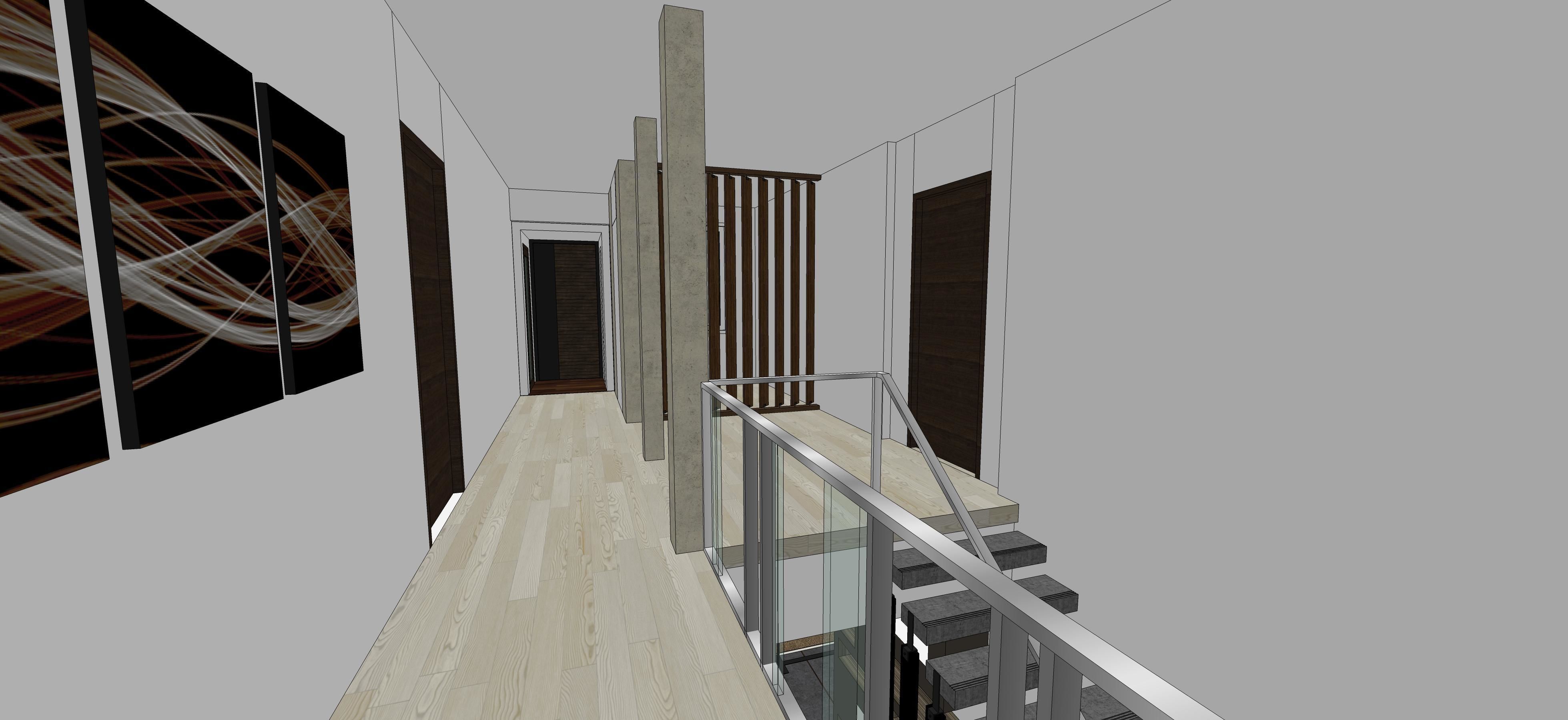 House Architectural Project 01 - The plan is empty 3D model_28