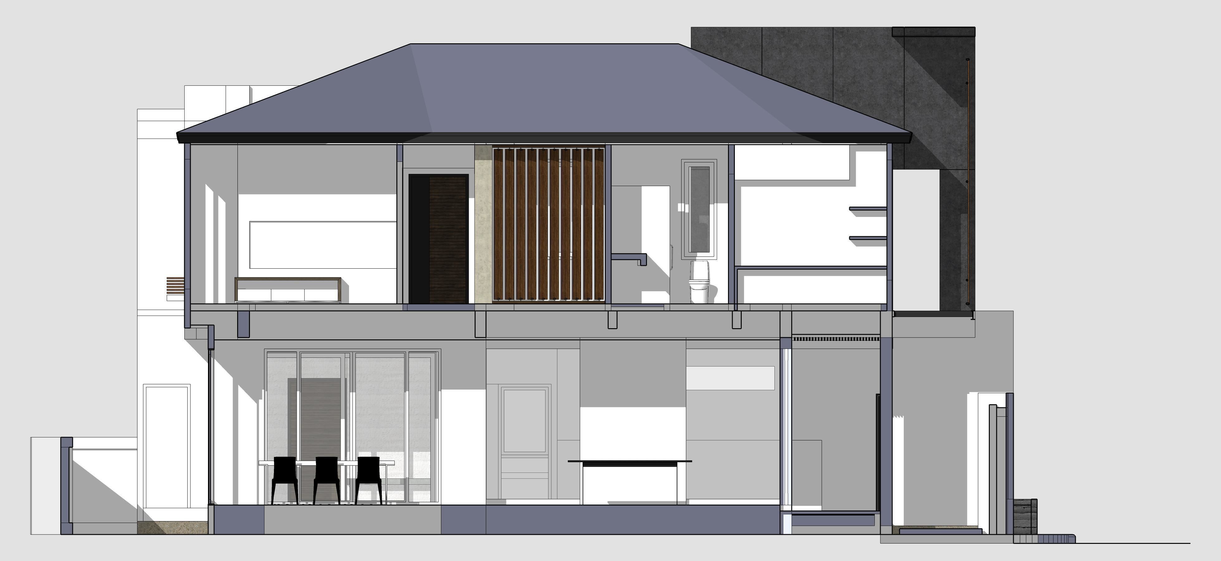 House Architectural Project 01 - The plan is empty 3D model_18