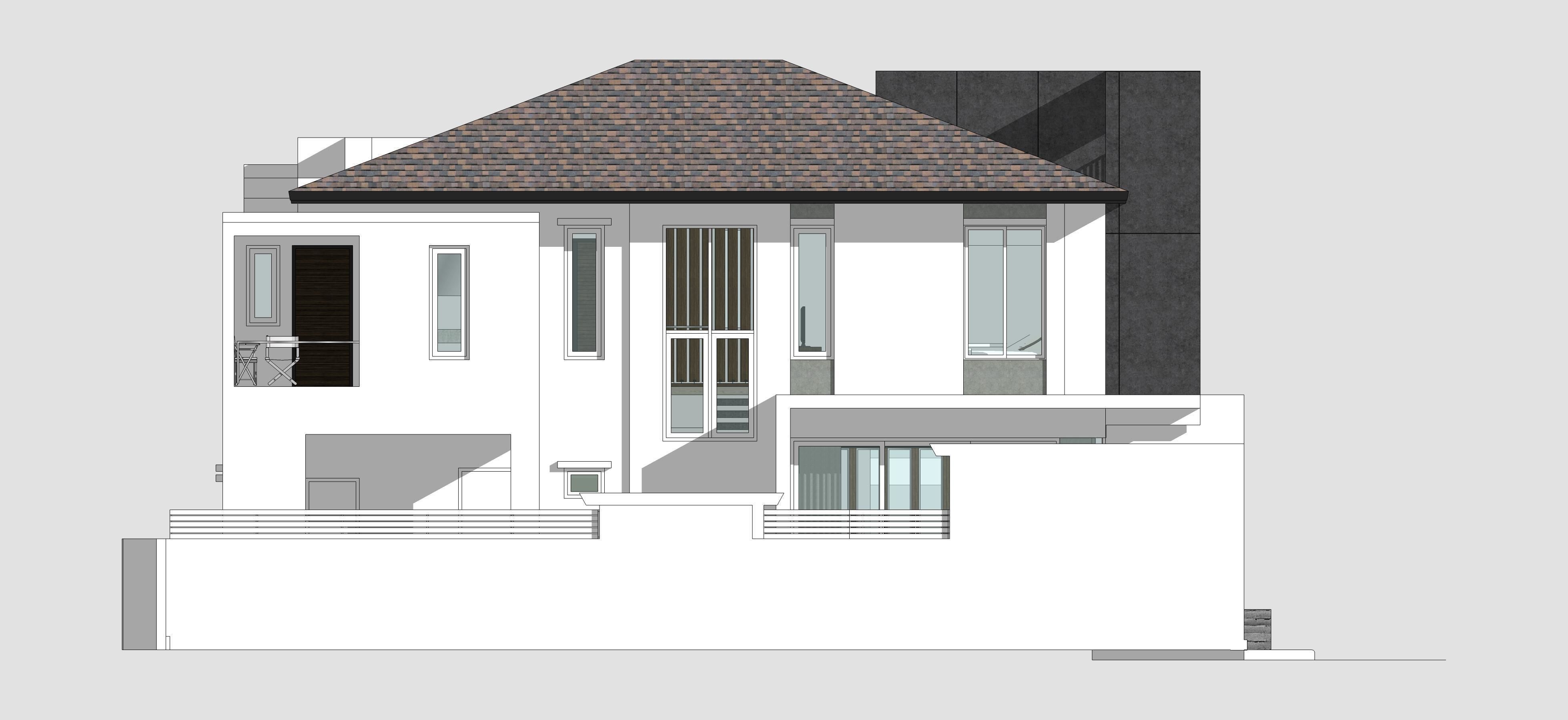 House Architectural Project 01 - The plan is empty 3D model_10