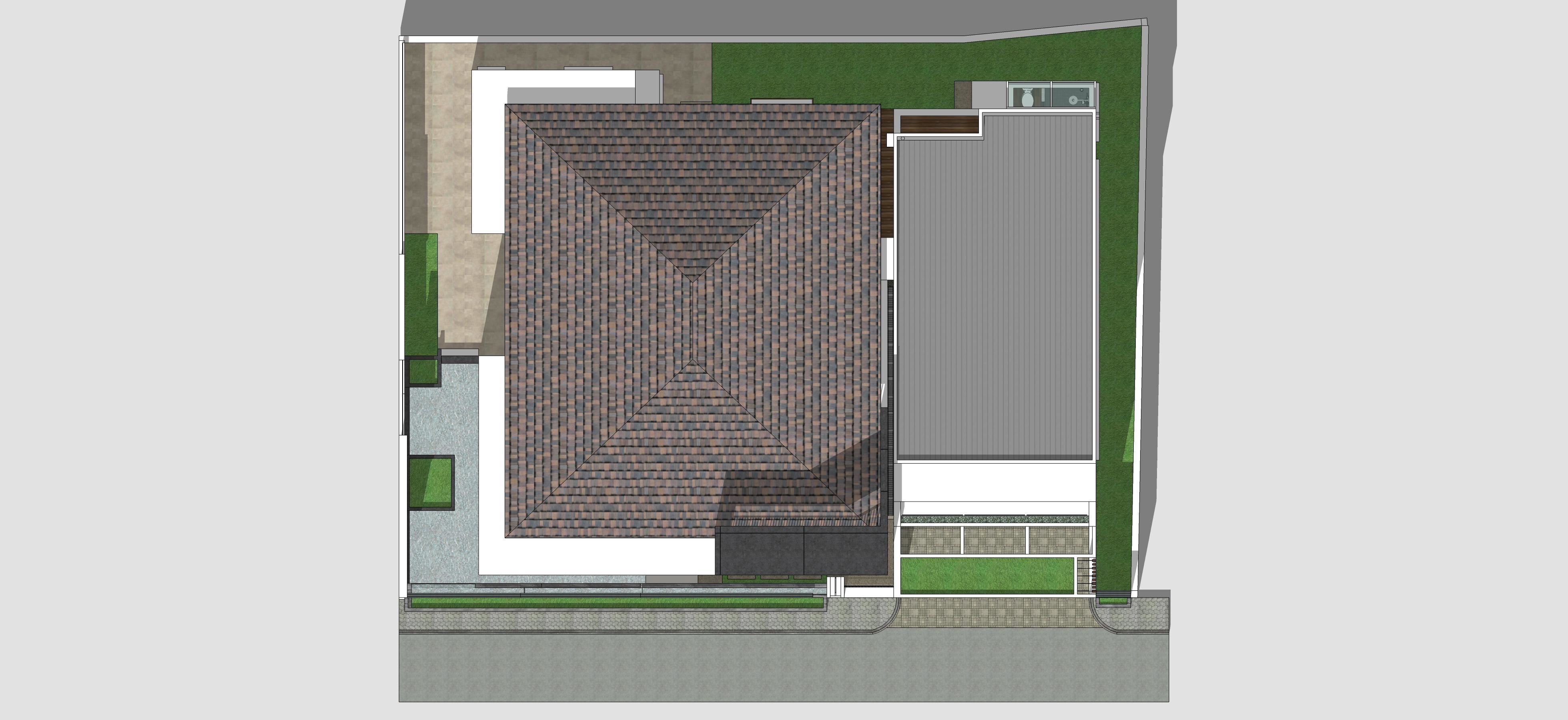 House Architectural Project 01 - The plan is empty 3D model_2