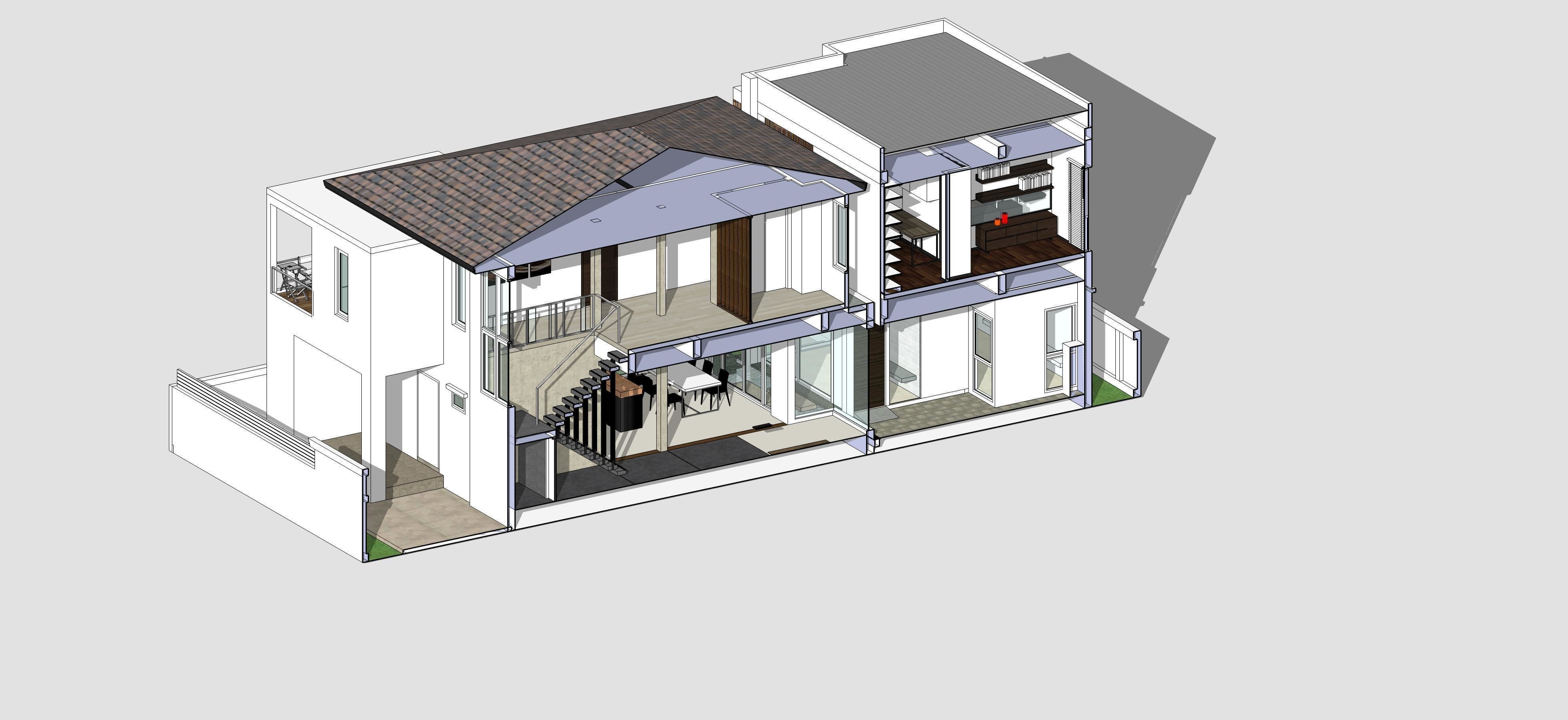 House Architectural Project 01 - The plan is empty 3D model_15