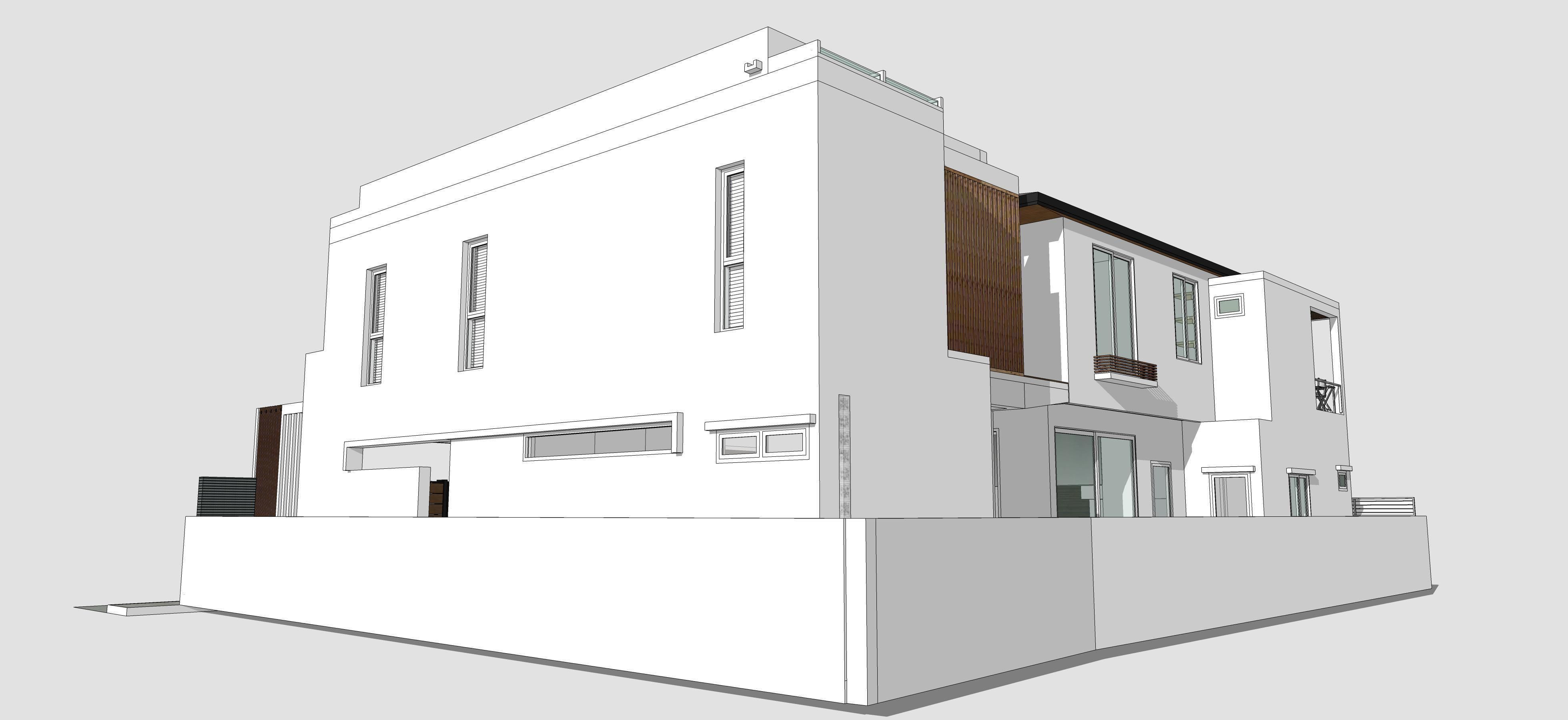 House Architectural Project 01 - The plan is empty 3D model_21