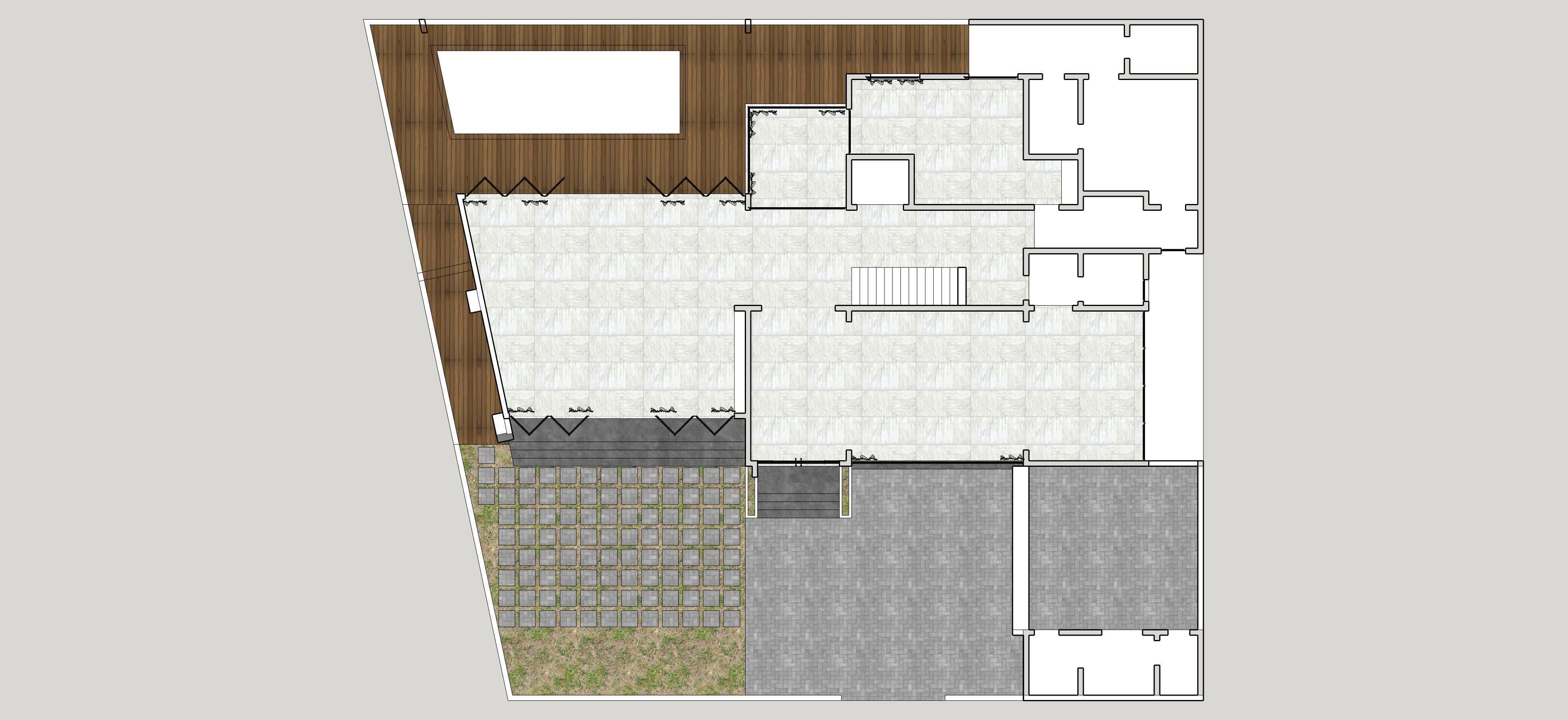 House Architectural Project 03 - The plan is empty 3D model_10