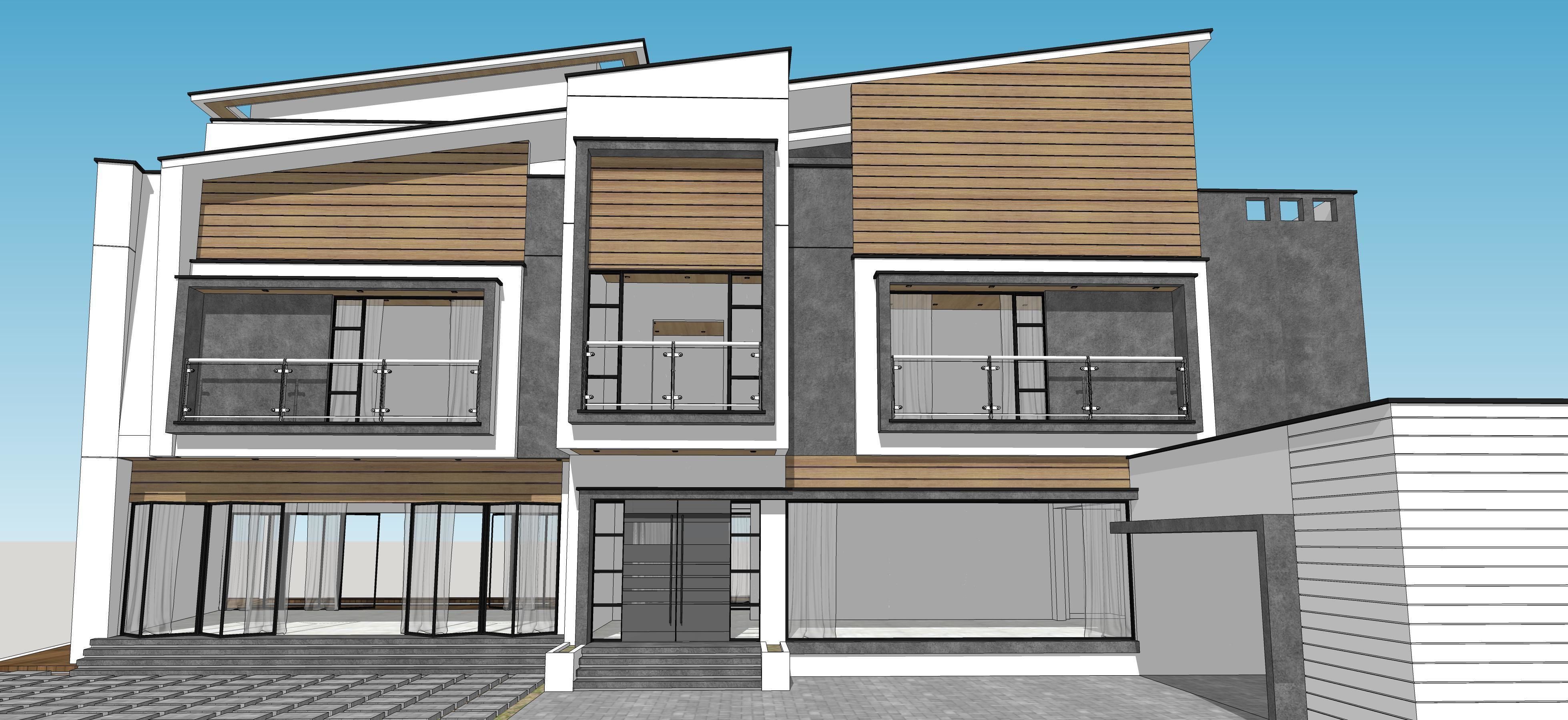 House Architectural Project 03 - The plan is empty 3D model_31