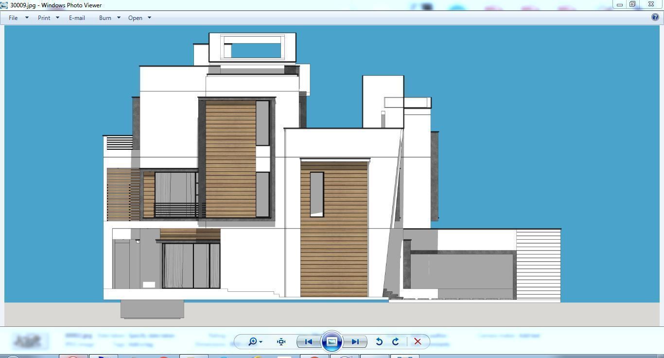 House Architectural Project 03 - The plan is empty 3D model_21