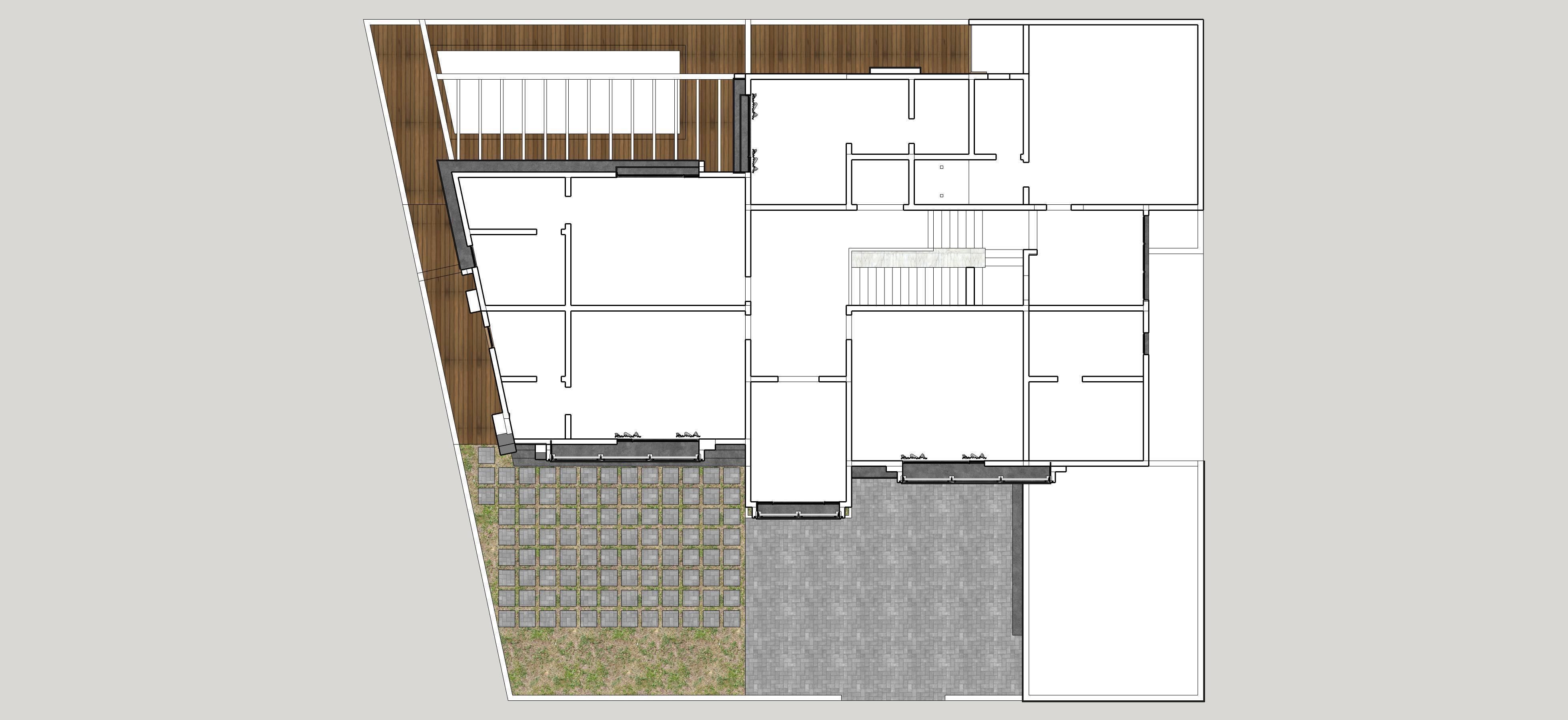House Architectural Project 03 - The plan is empty 3D model_8