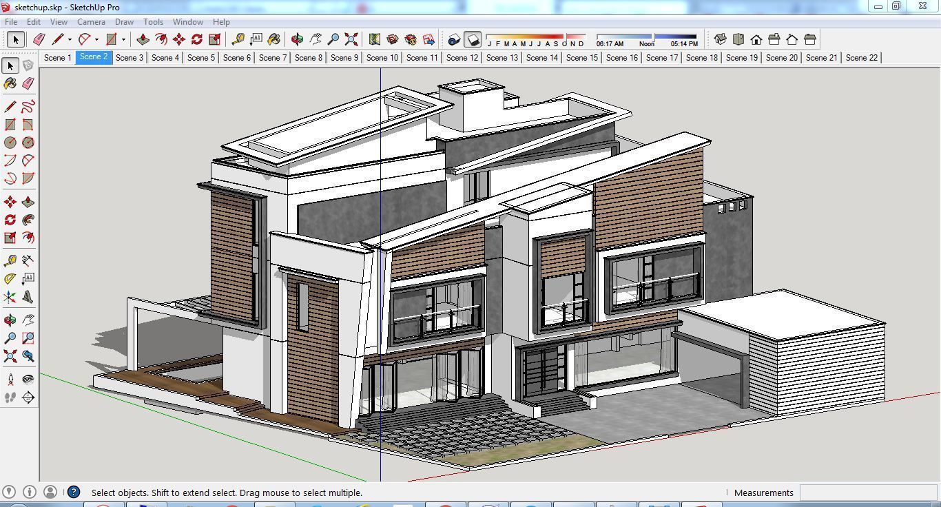 House Architectural Project 03 - The plan is empty 3D model_33