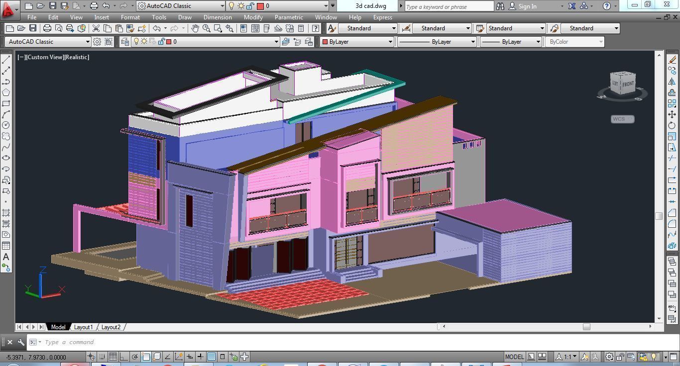 House Architectural Project 03 - The plan is empty 3D model_20