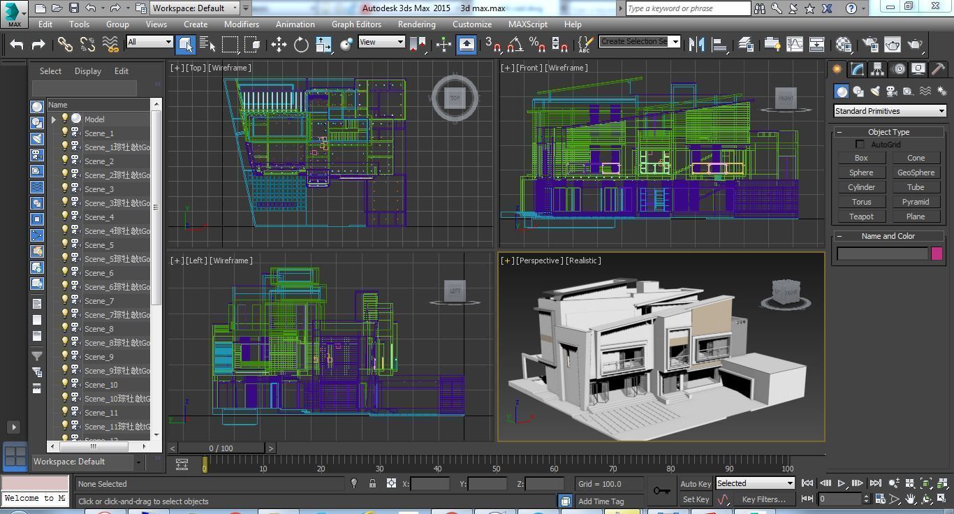 House Architectural Project 03 - The plan is empty 3D model_28
