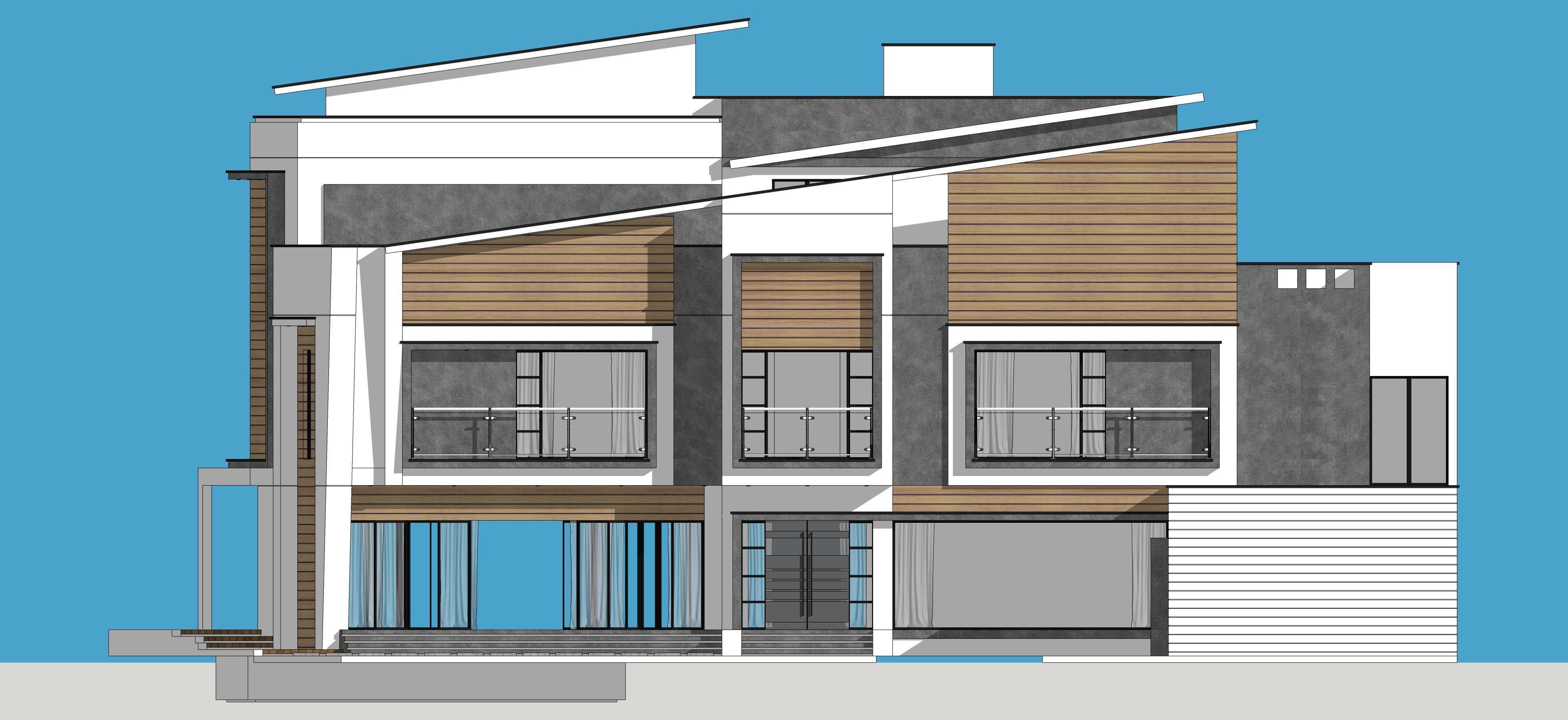 House Architectural Project 03 - The plan is empty 3D model_7