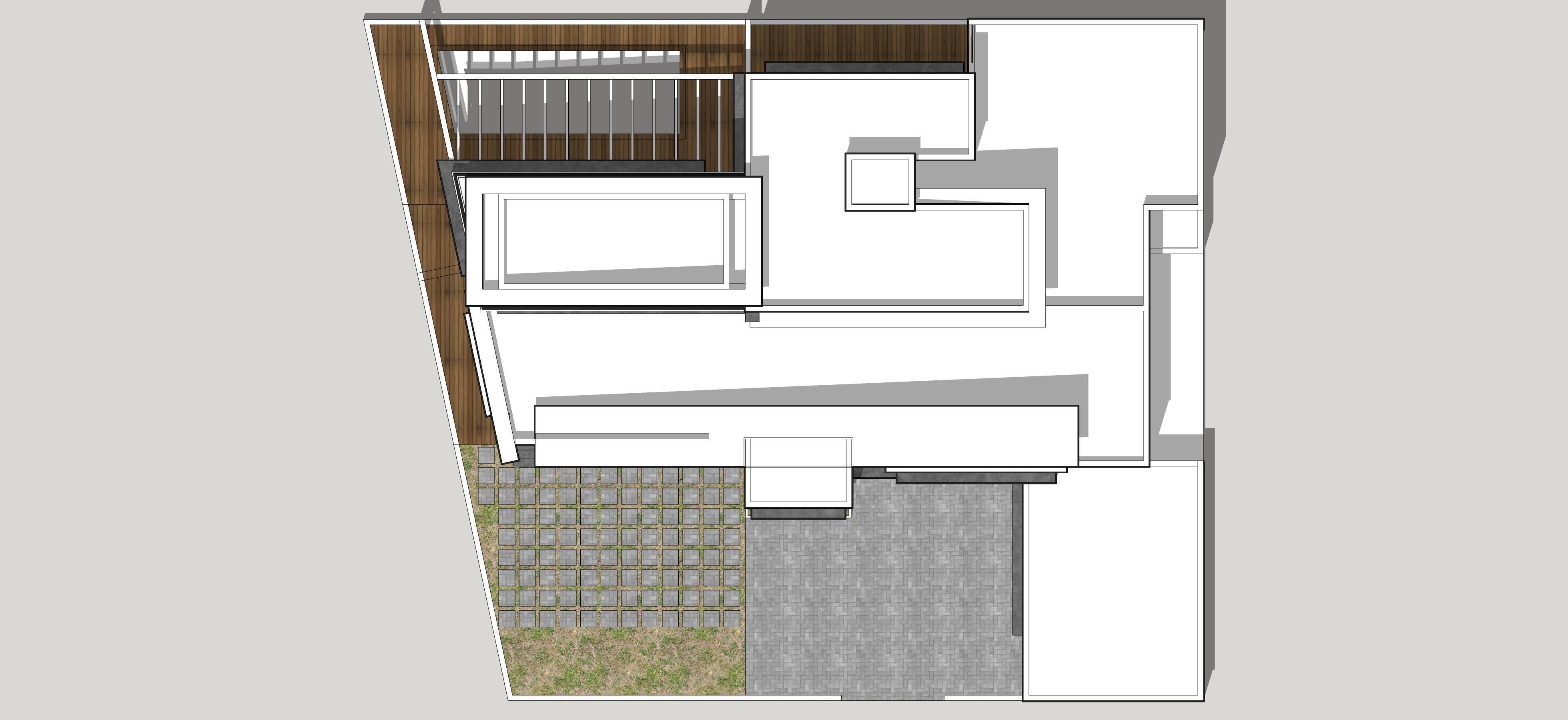 House Architectural Project 03 - The plan is empty 3D model_1