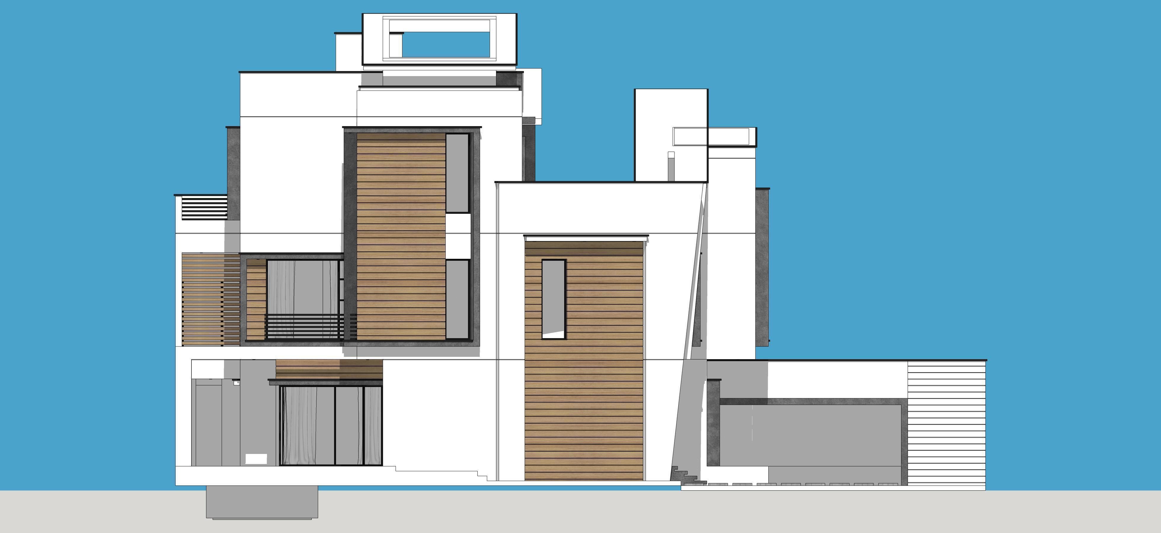House Architectural Project 03 - The plan is empty 3D model_4