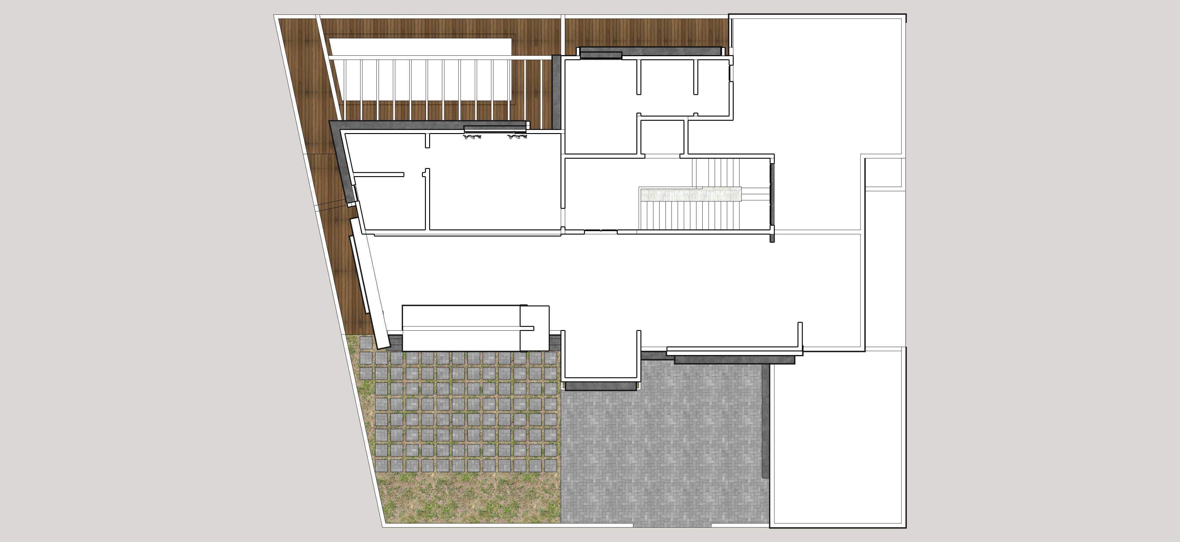 House Architectural Project 03 - The plan is empty 3D model_24