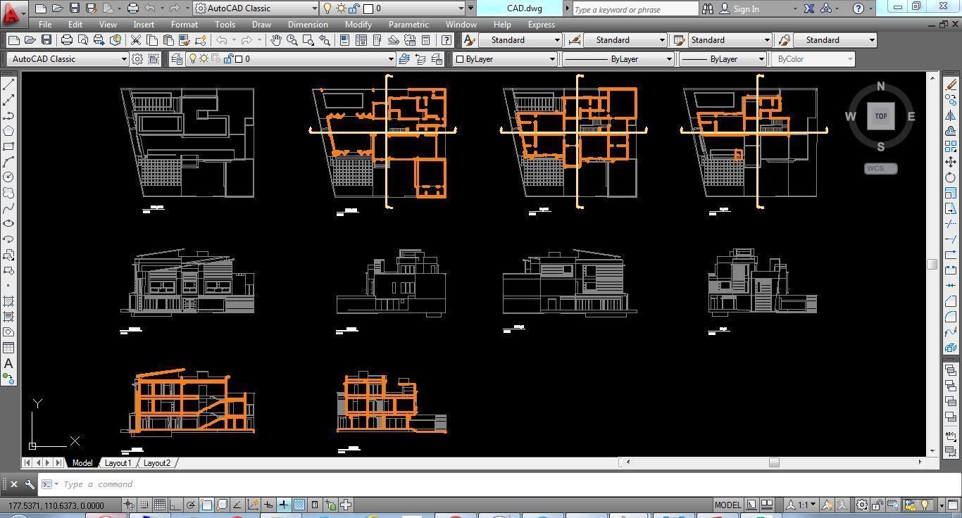 House Architectural Project 03 - The plan is empty 3D model_30