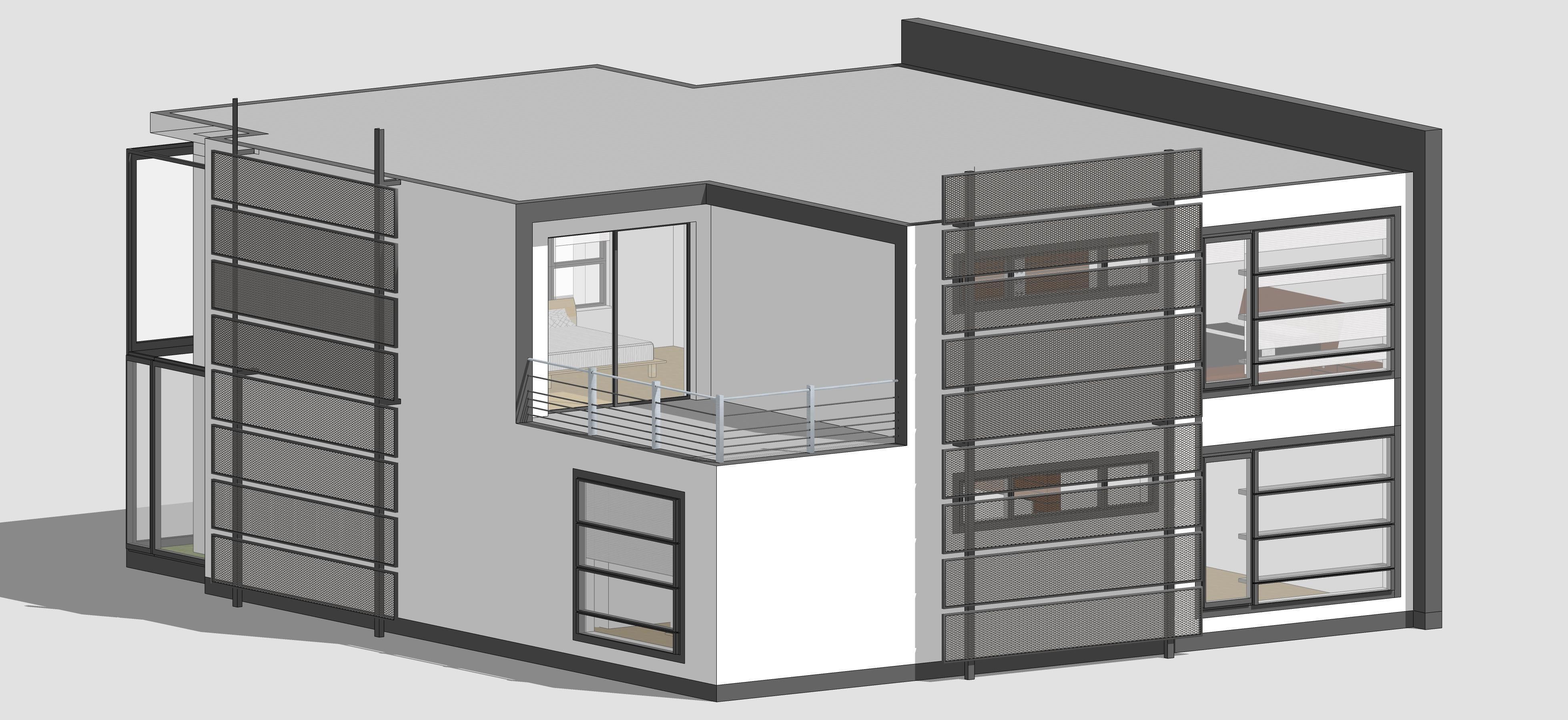 House Architectural Project 05 3D model_11