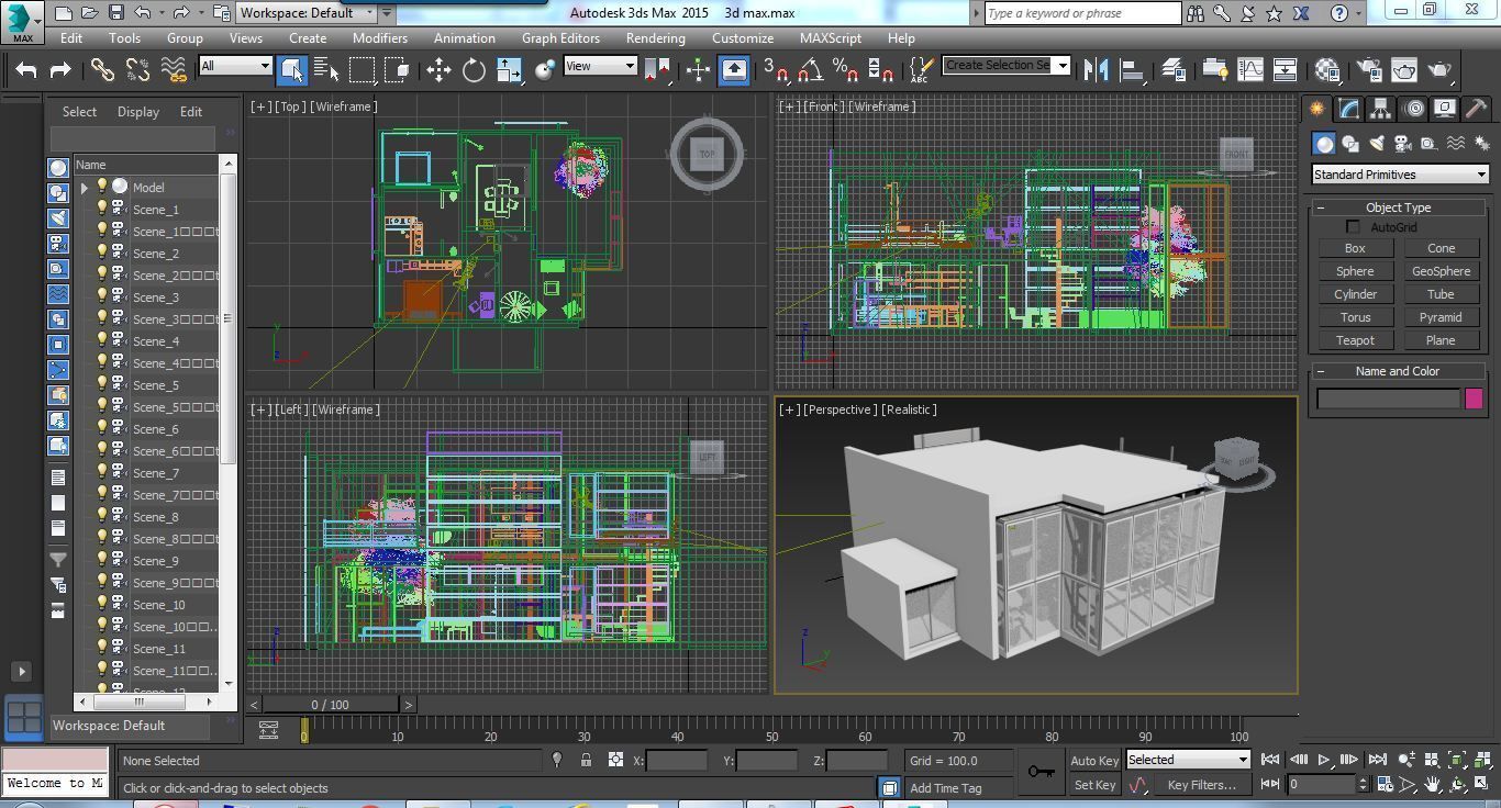 House Architectural Project 05 3D model_28