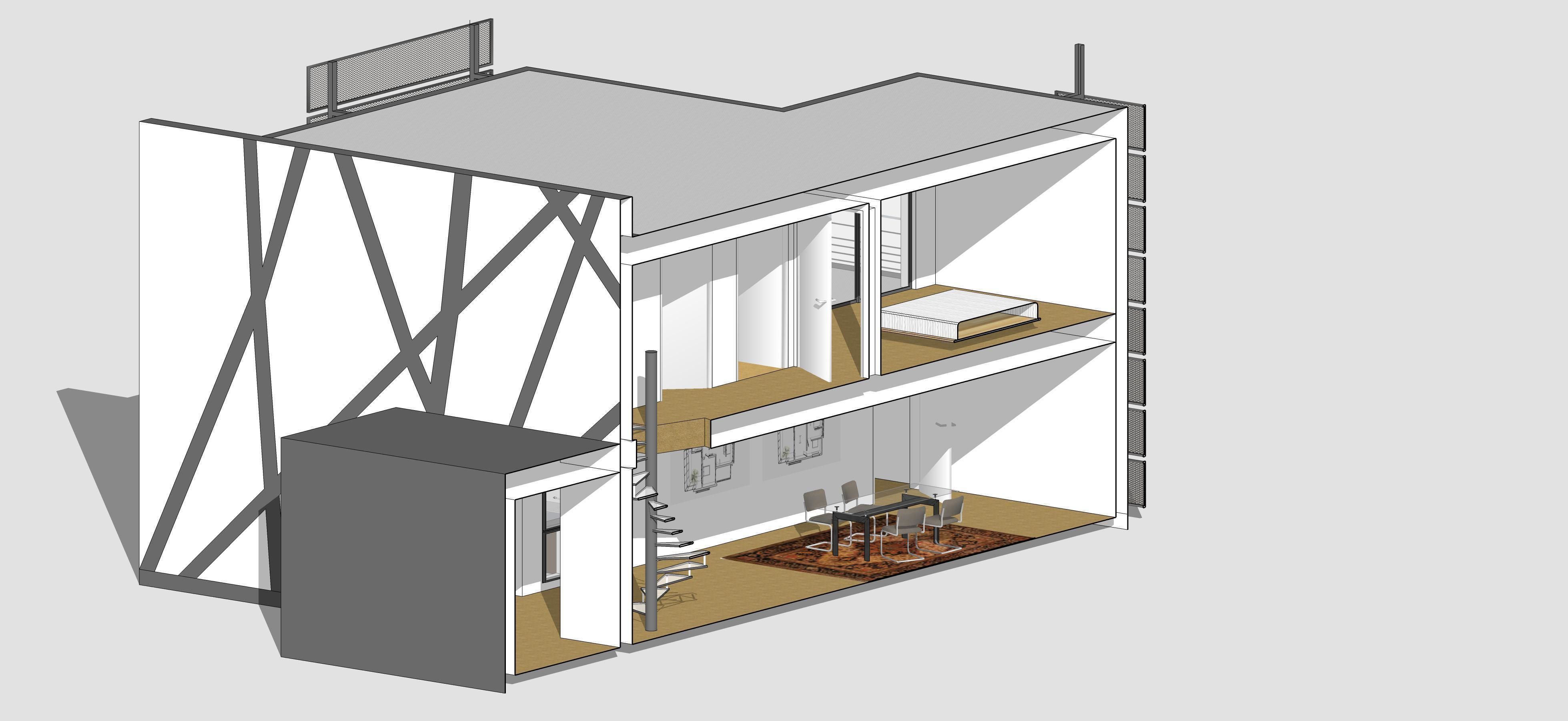 House Architectural Project 05 3D model_16