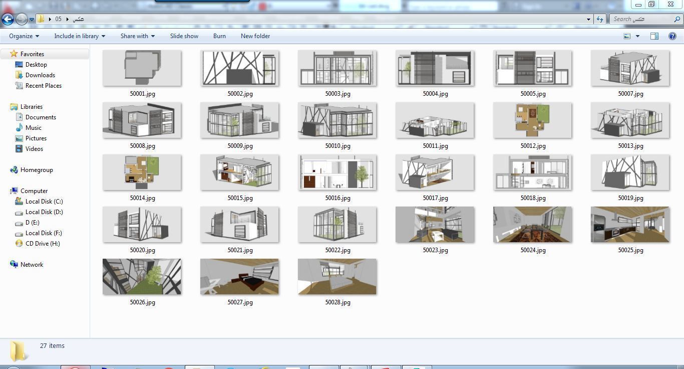 House Architectural Project 05 3D model_29