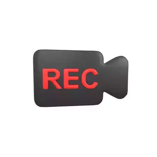 REC Symbol v10 002 Low-poly 3D model