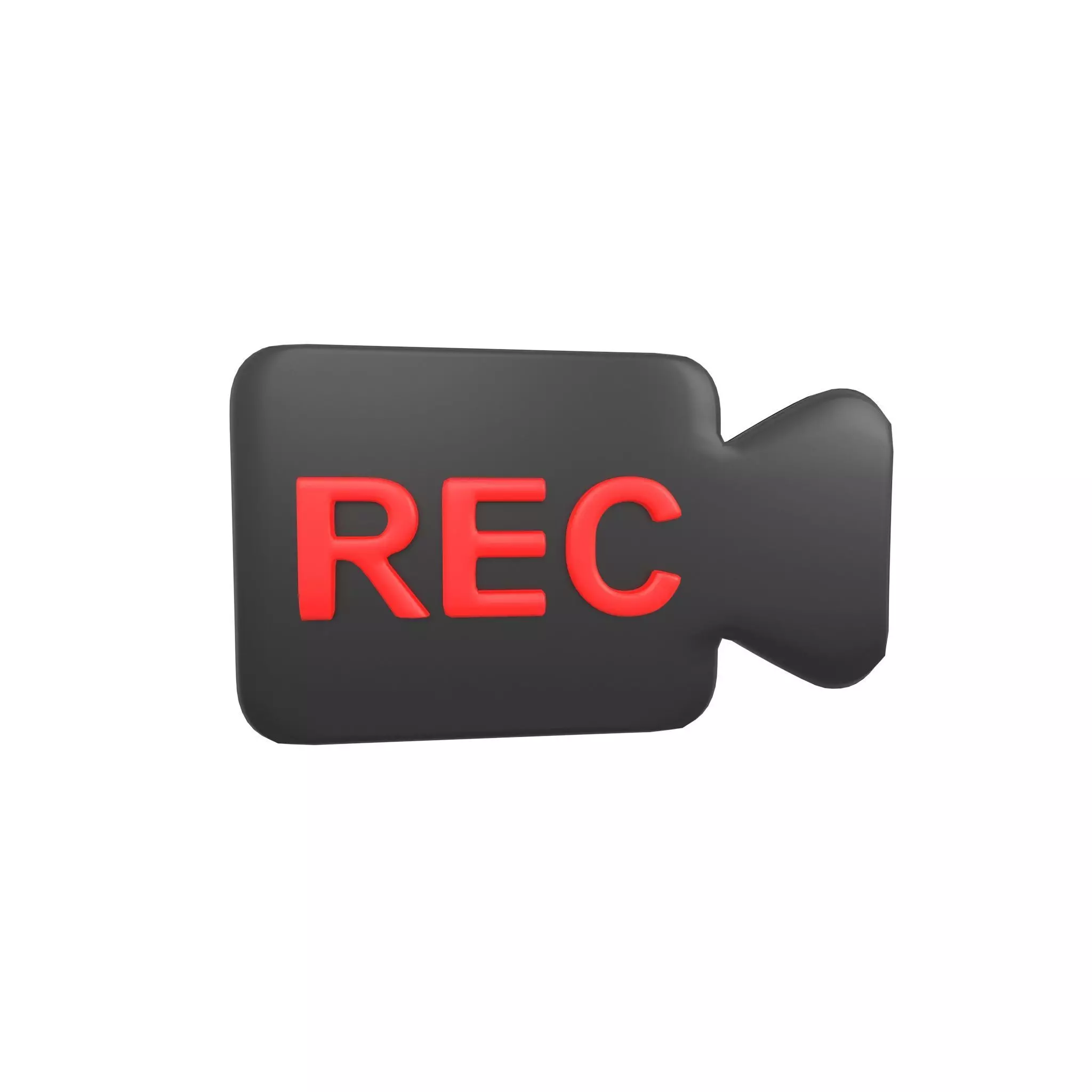 REC Symbol v10 002 Low-poly 3D model_0