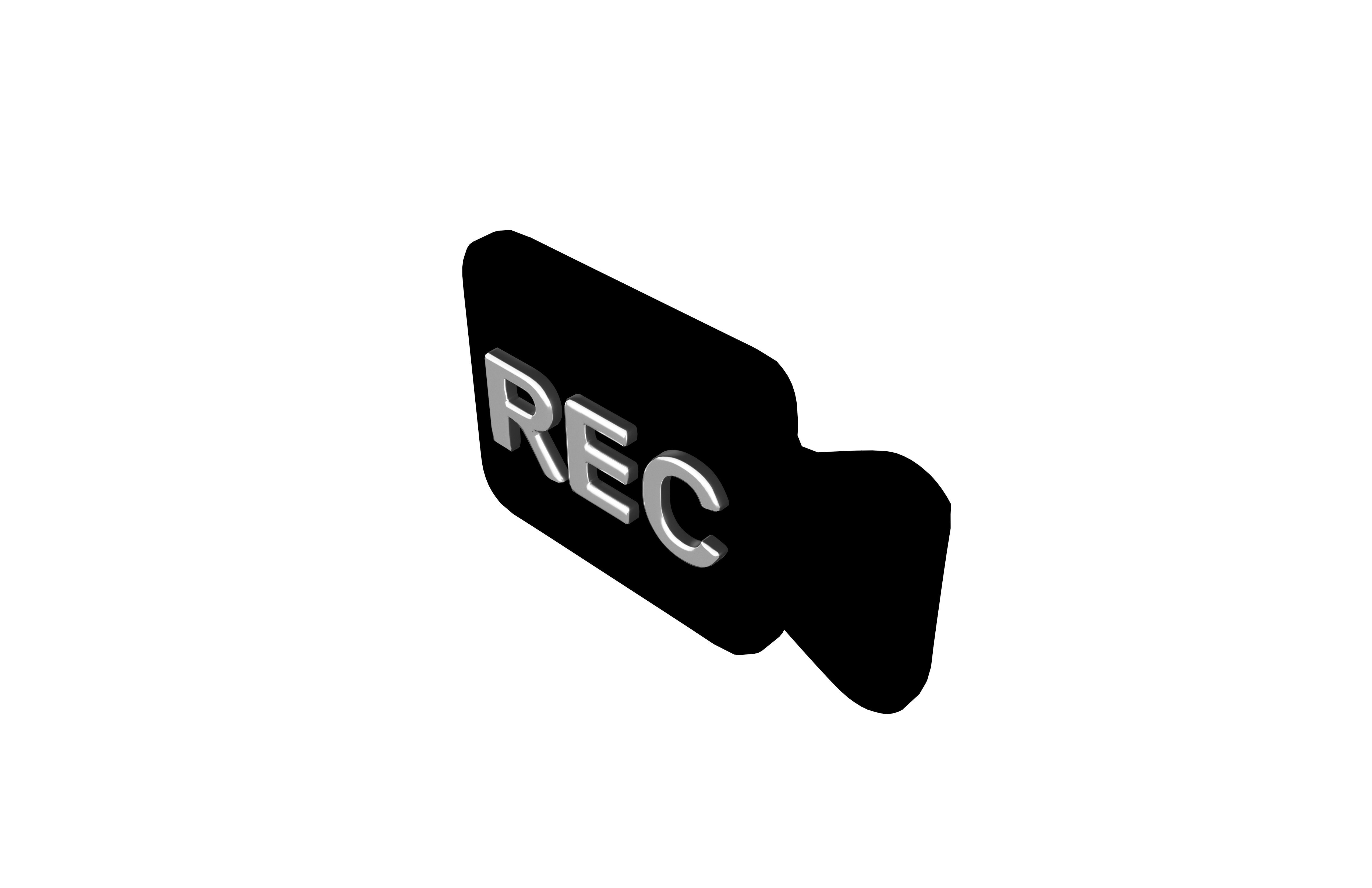 REC Symbol v10 003 Low-poly 3D model_2