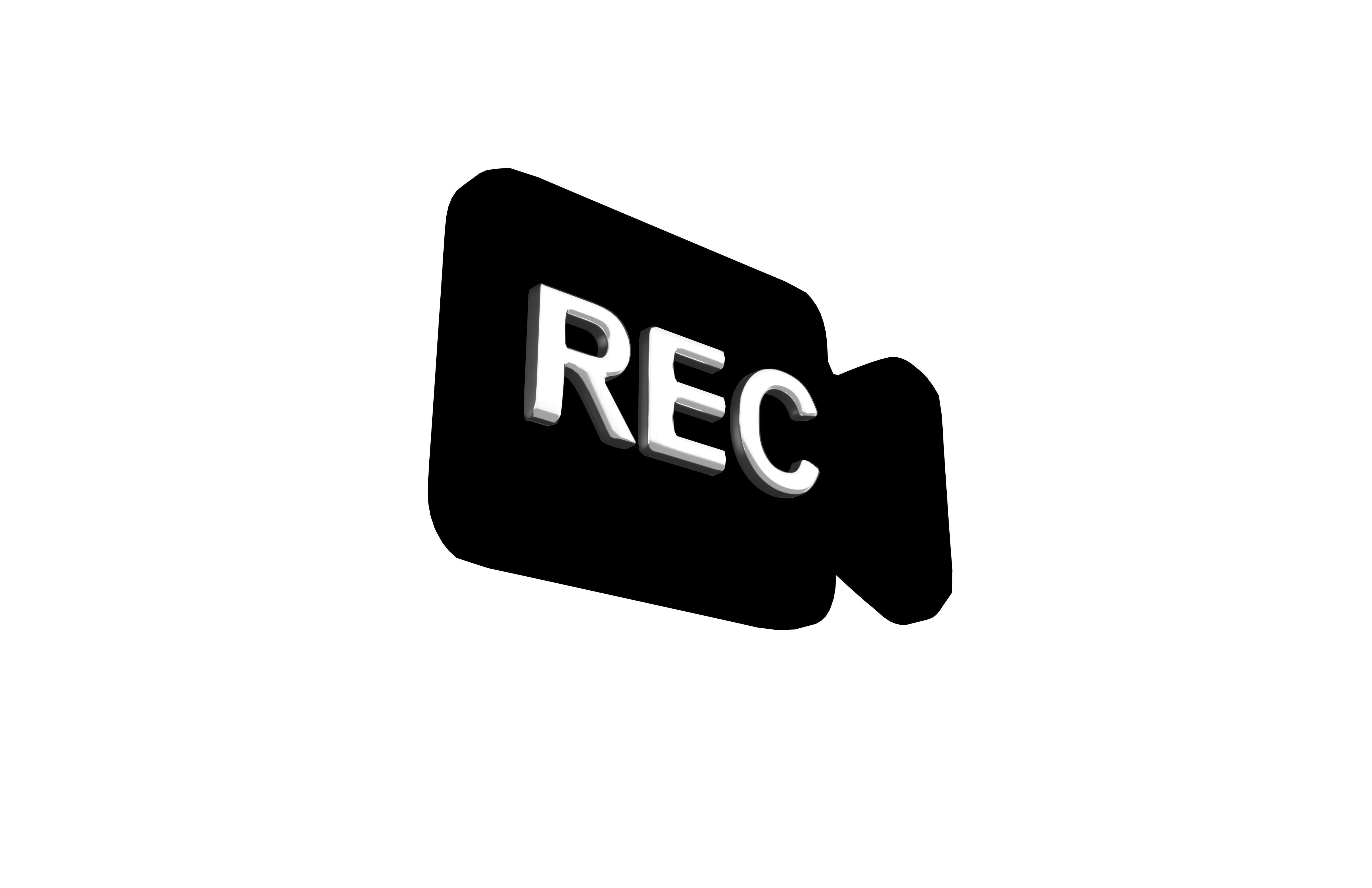 REC Symbol v10 003 Low-poly 3D model_3