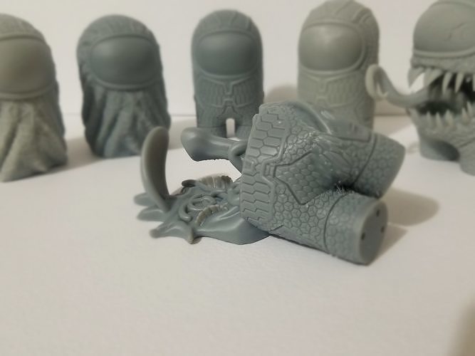 Among Us Figure 3d model STL FILE - The DEAD GUY 3D print model