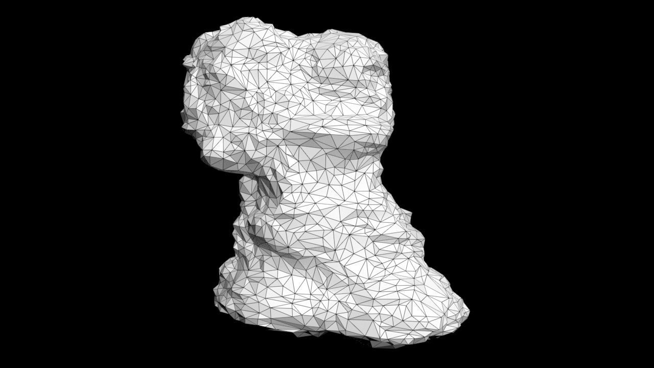 Low poly Sandstone Rock Modular 210131 Low-poly 3D model_50