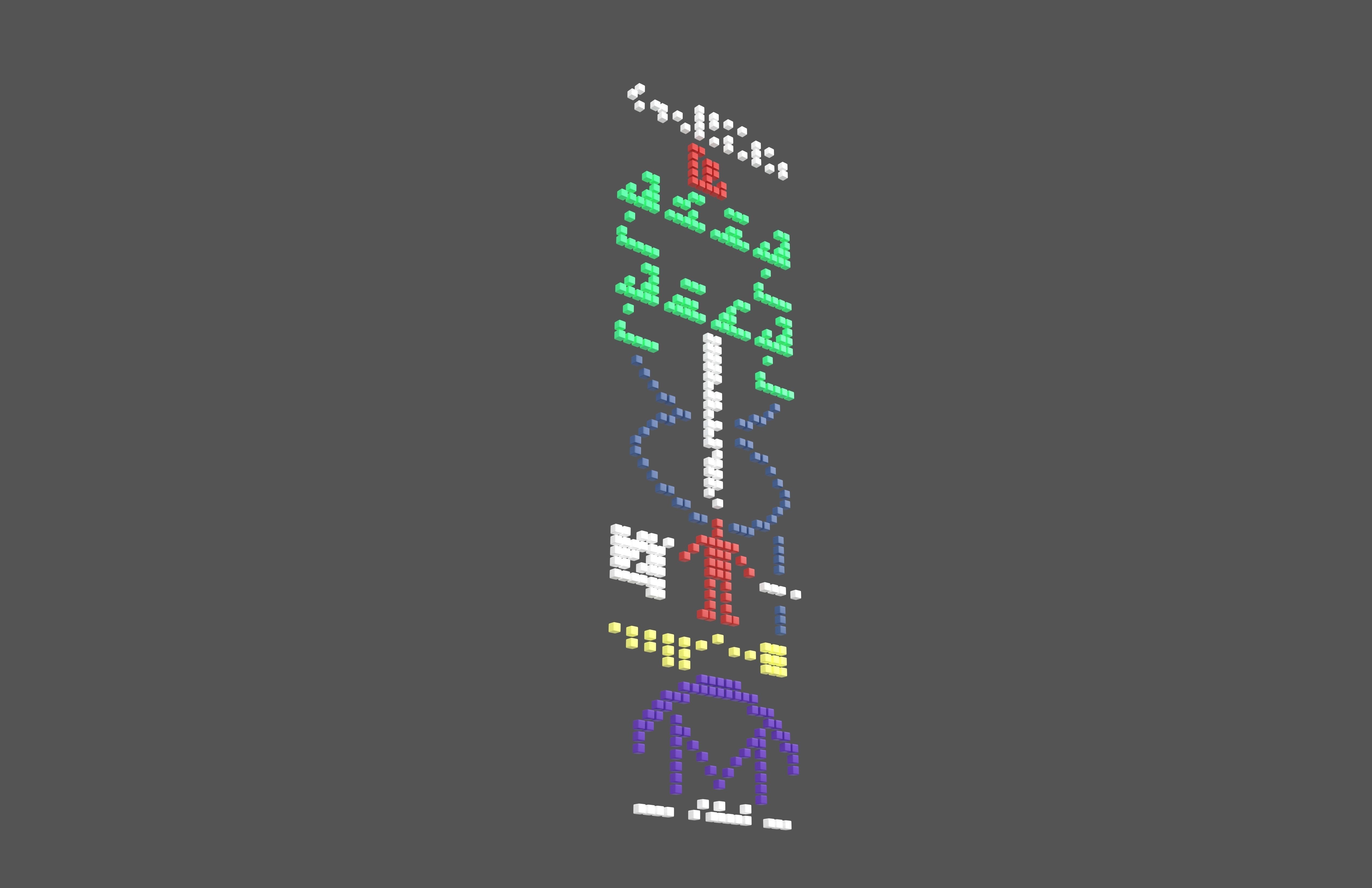 Arecibo Message v2 001 3D model_2