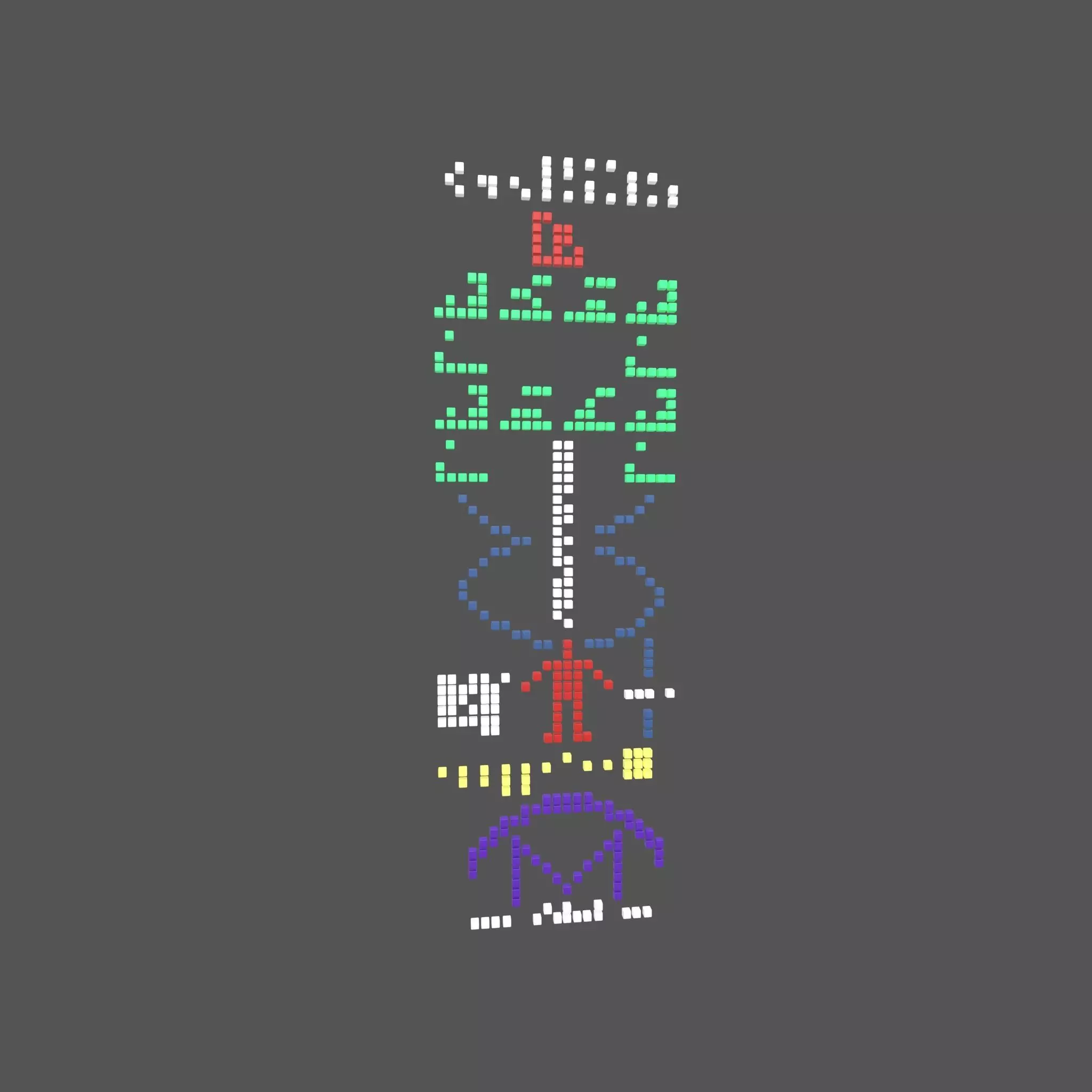 Arecibo Message v2 001 3D model_0
