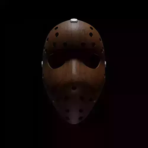 High Poly and Low Poly Jason Mask