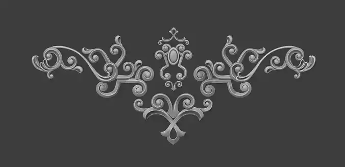 Pattern Vignette for Zbrush and Modeling