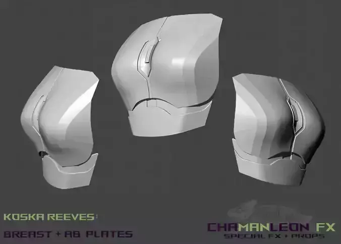 Koska Reeves Breast and Ab Plate armor  The Mandalorian cosplay