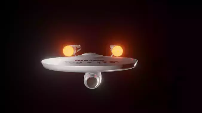 USS Enterprise NCC-1701 3D model