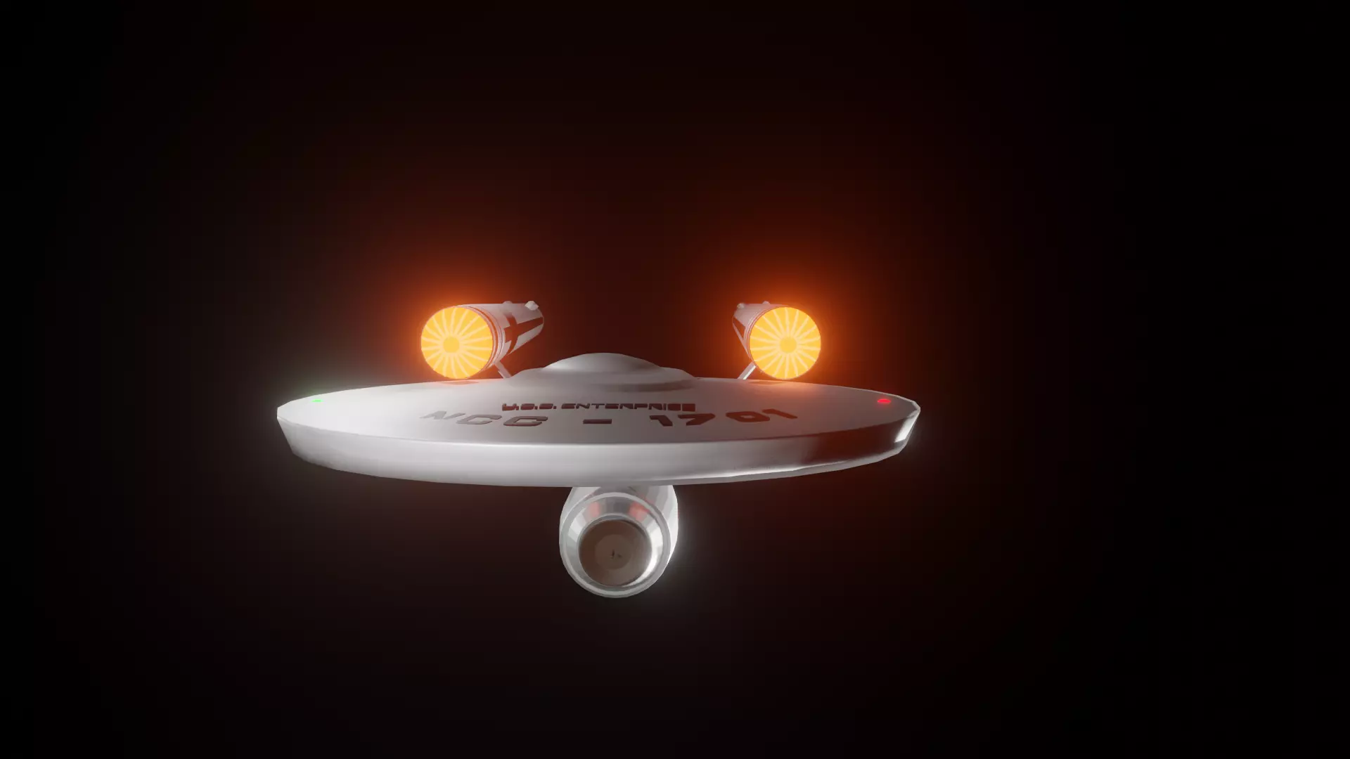 USS Enterprise NCC-1701 3D model_0