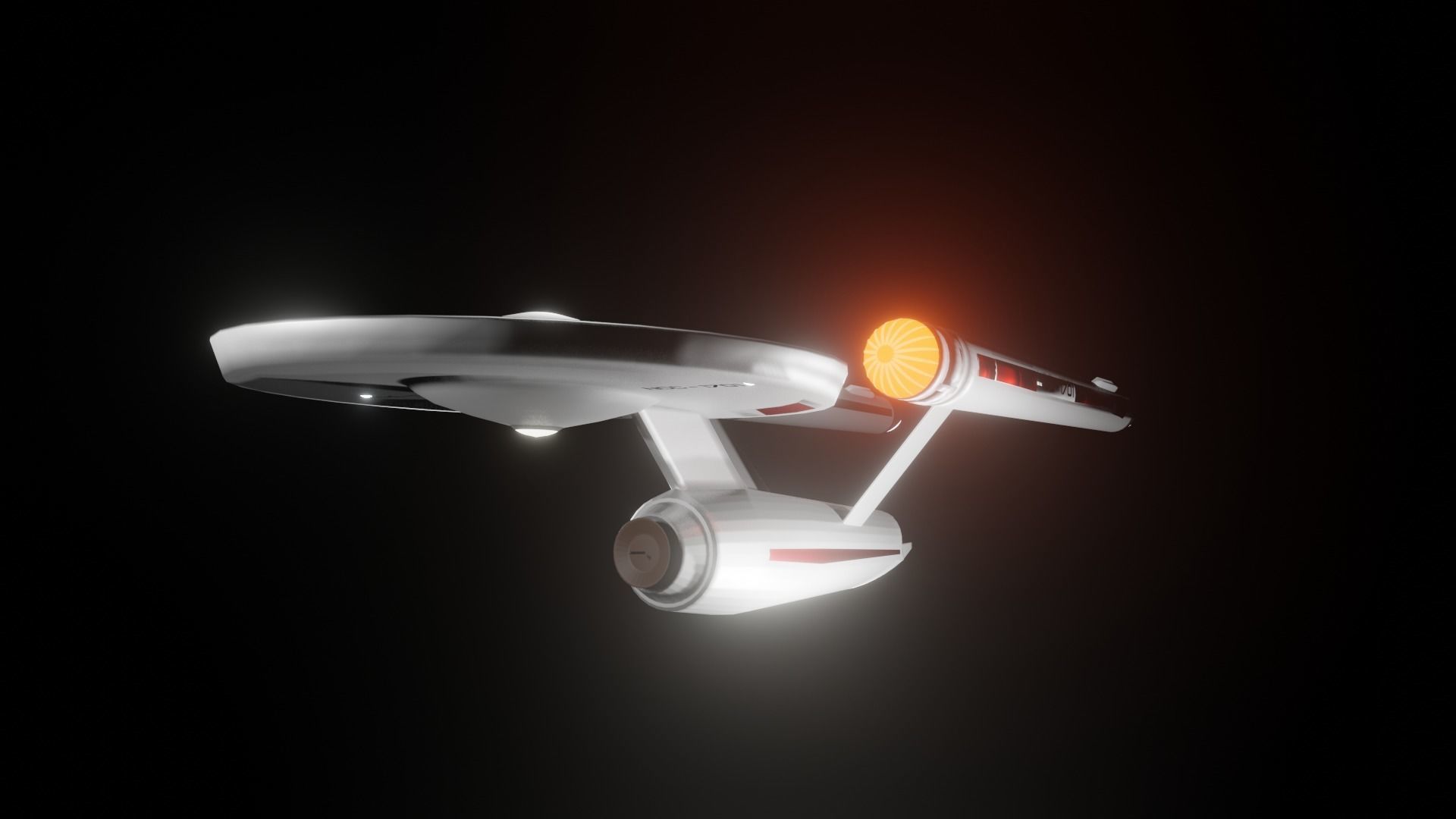 USS Enterprise NCC-1701 3D model_4