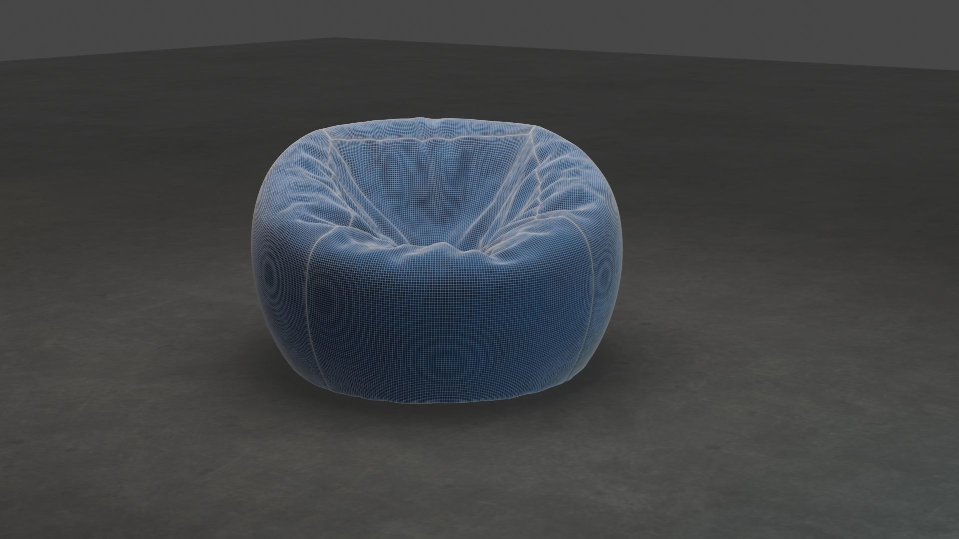 Bean Bag 3D model_4