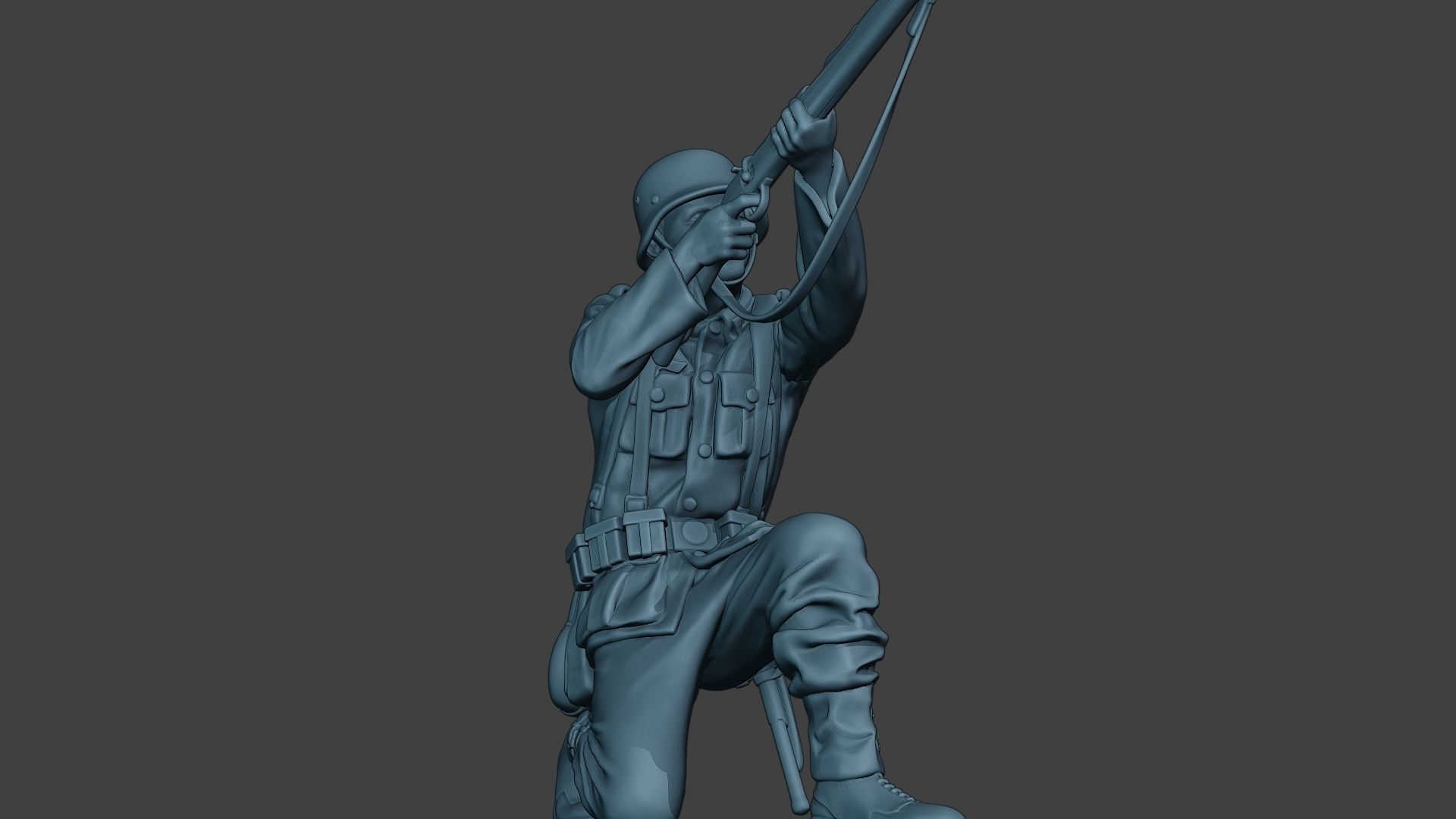 German soldier ww2 Schiessbecher G5 3D print model_13