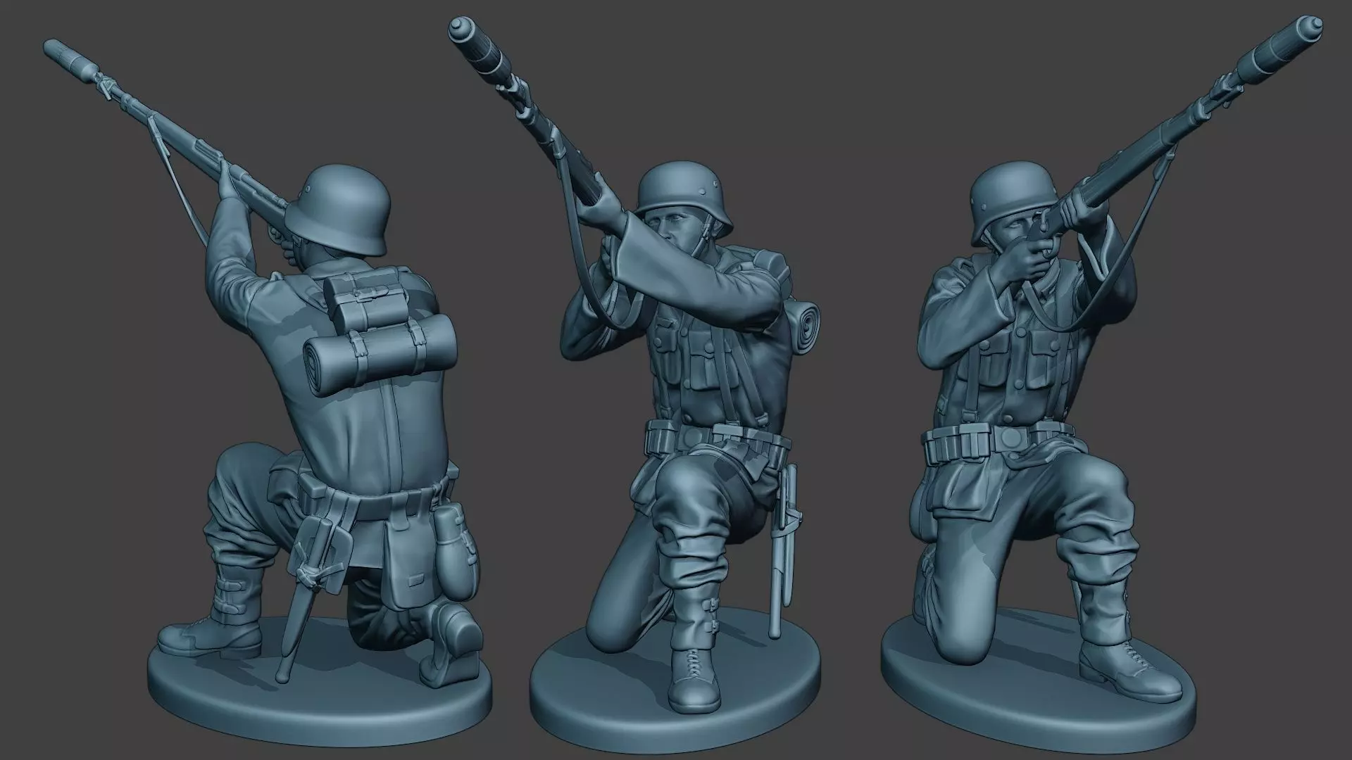 German soldier ww2 Schiessbecher G5 3D print model_0