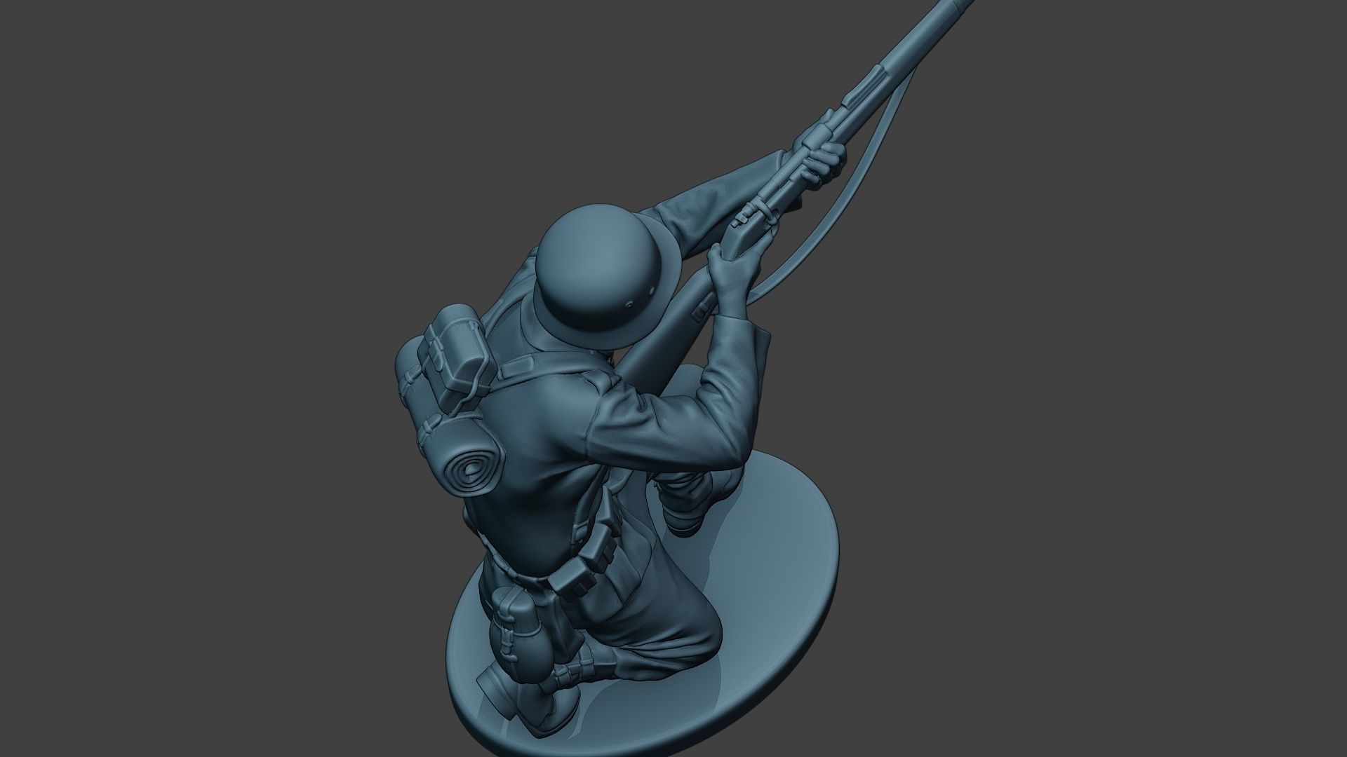 German soldier ww2 Schiessbecher G5 3D print model_23