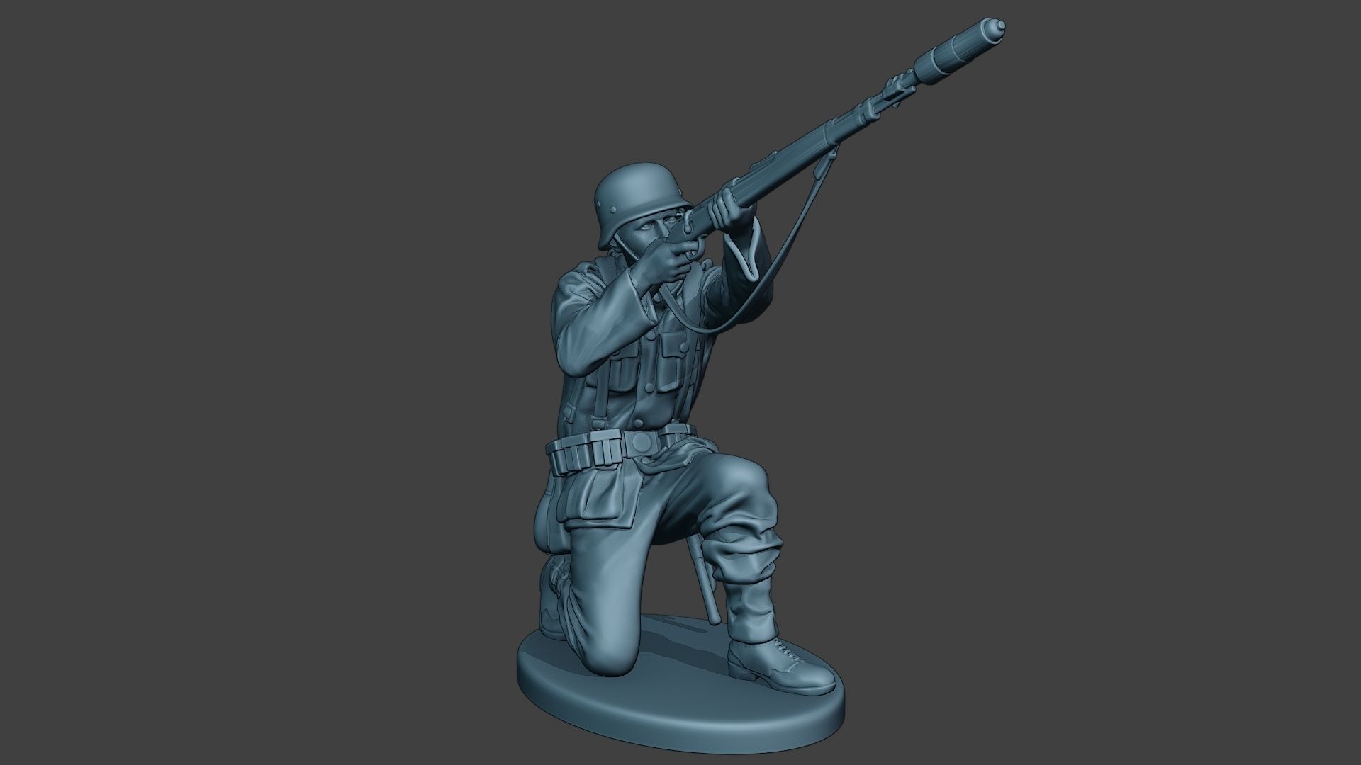 German soldier ww2 Schiessbecher G5 3D print model_10