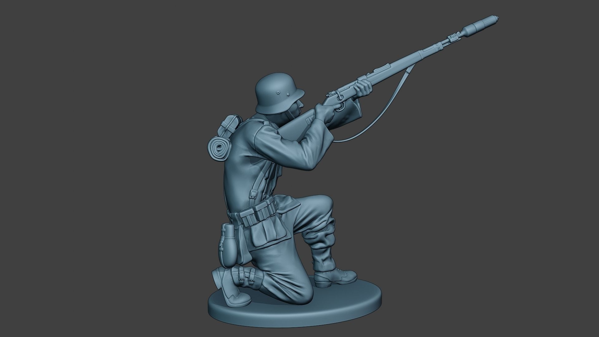 German soldier ww2 Schiessbecher G5 3D print model_8