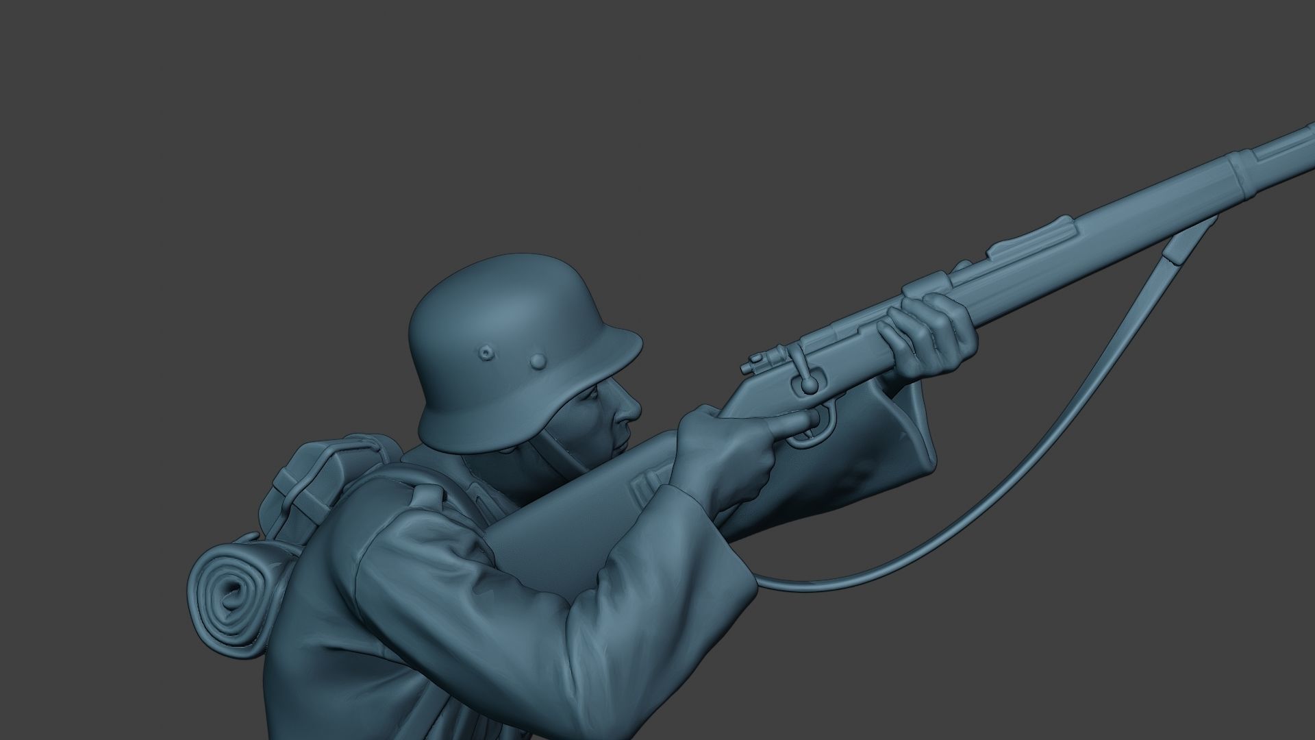 German soldier ww2 Schiessbecher G5 3D print model_20