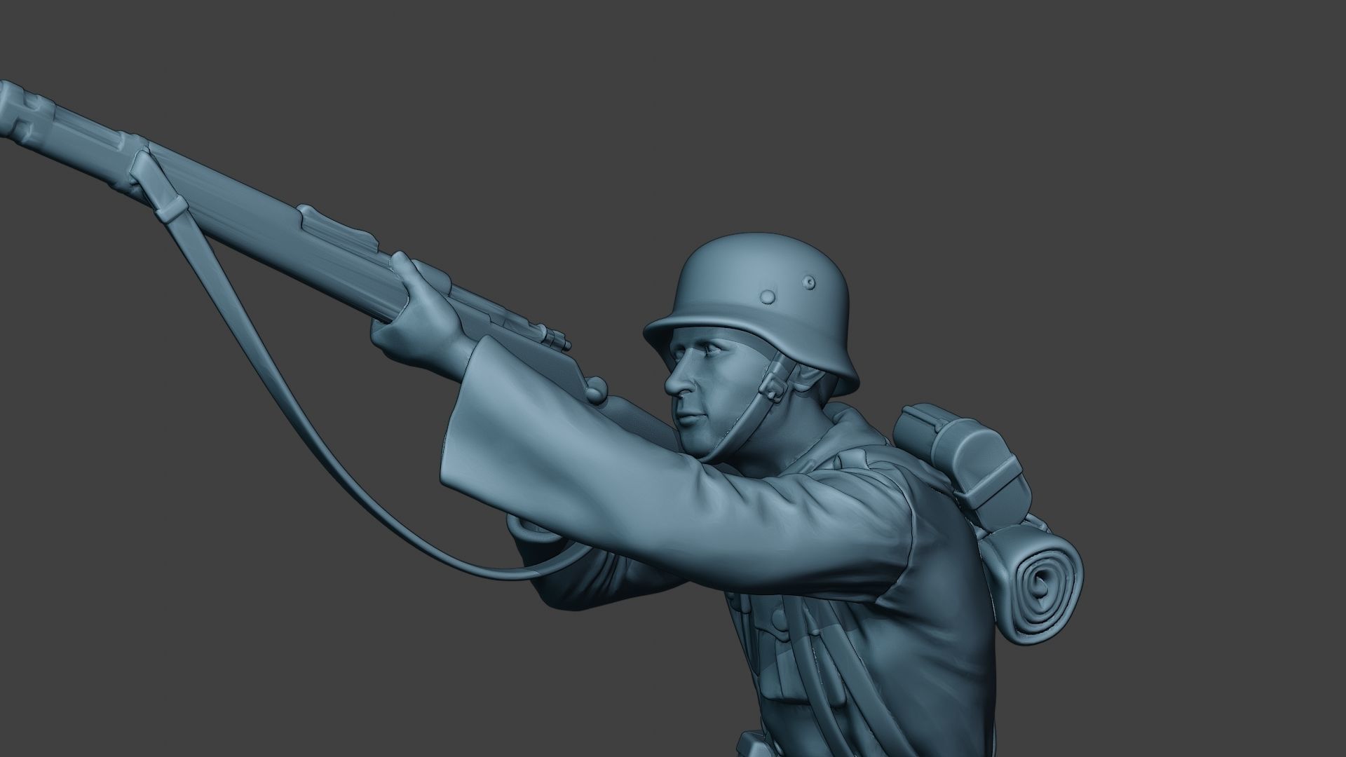 German soldier ww2 Schiessbecher G5 3D print model_18