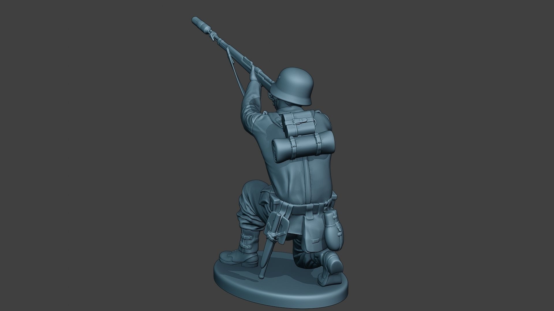 German soldier ww2 Schiessbecher G5 3D print model_5