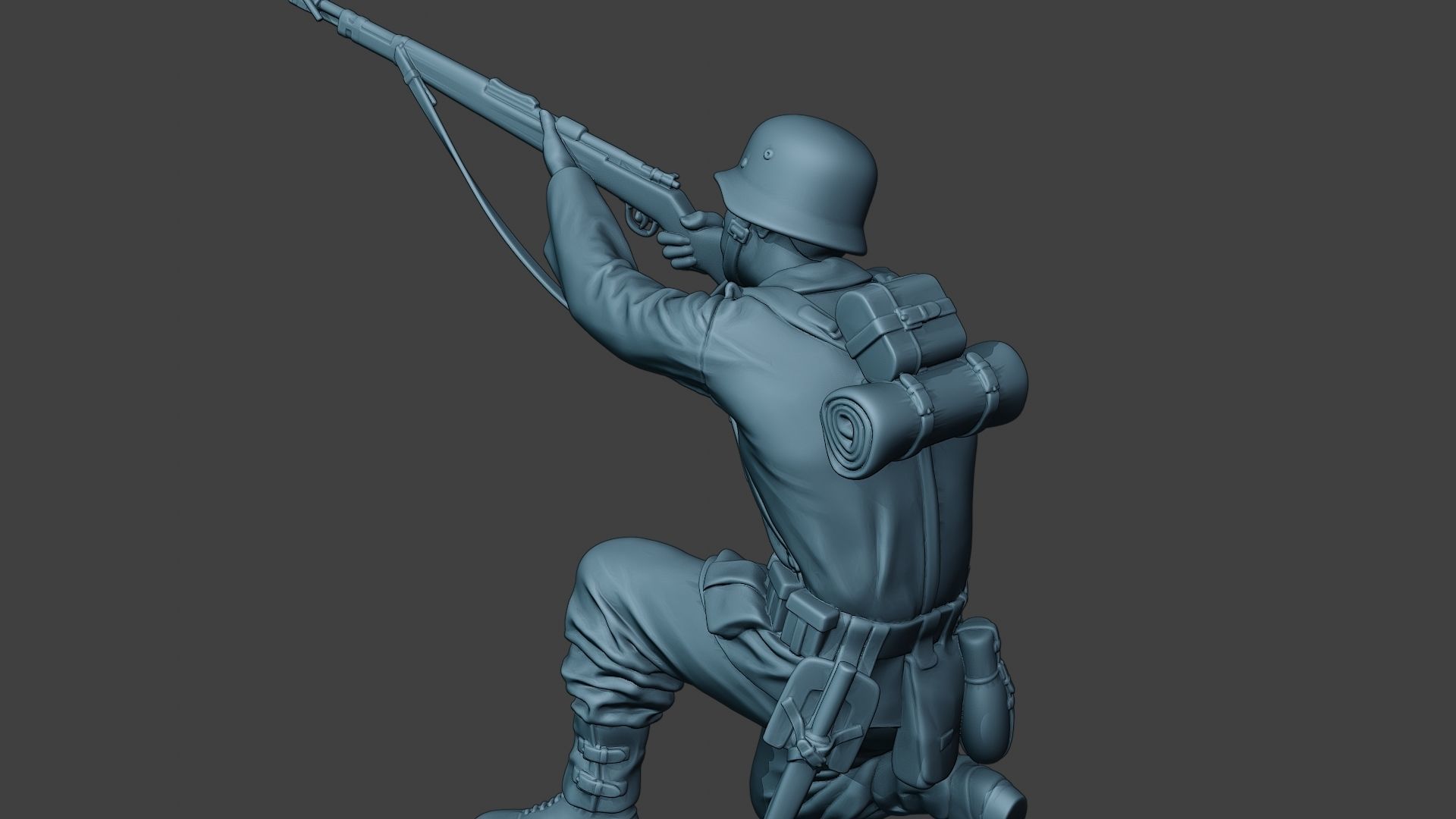 German soldier ww2 Schiessbecher G5 3D print model_26