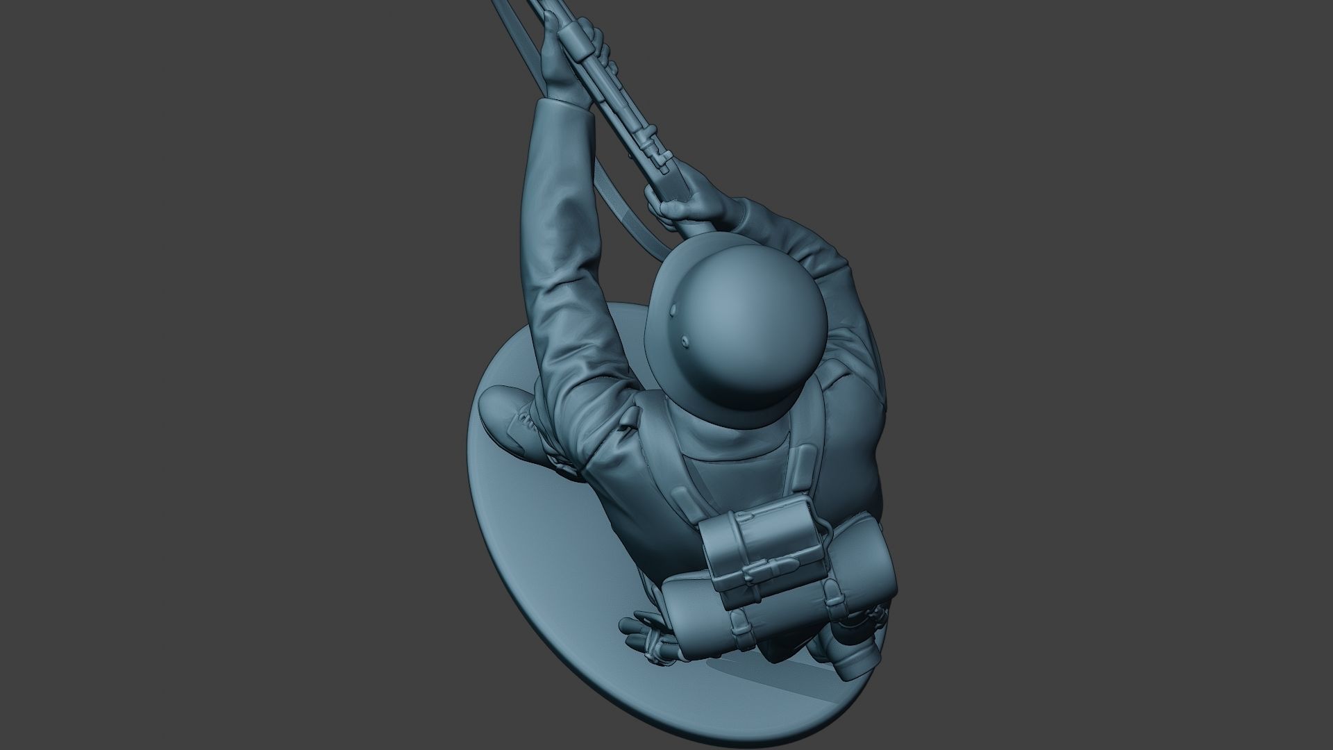 German soldier ww2 Schiessbecher G5 3D print model_16