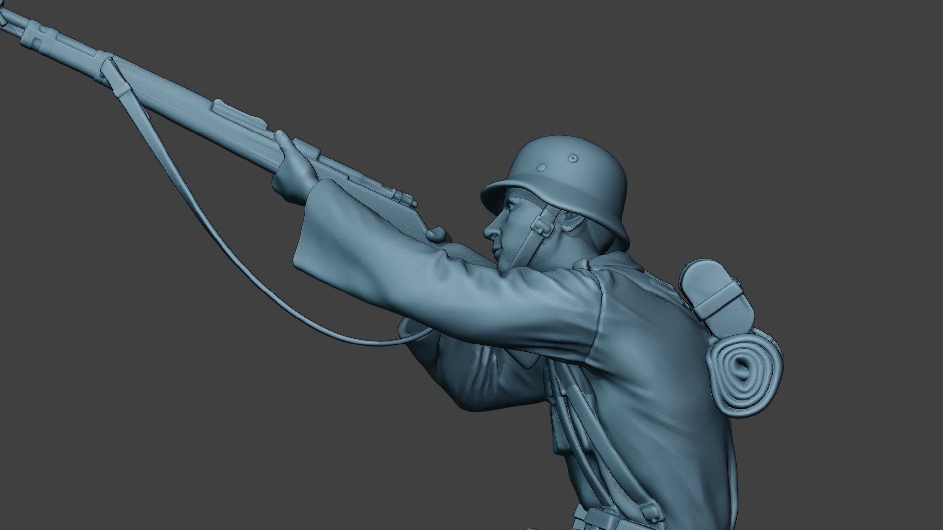 German soldier ww2 Schiessbecher G5 3D print model_17