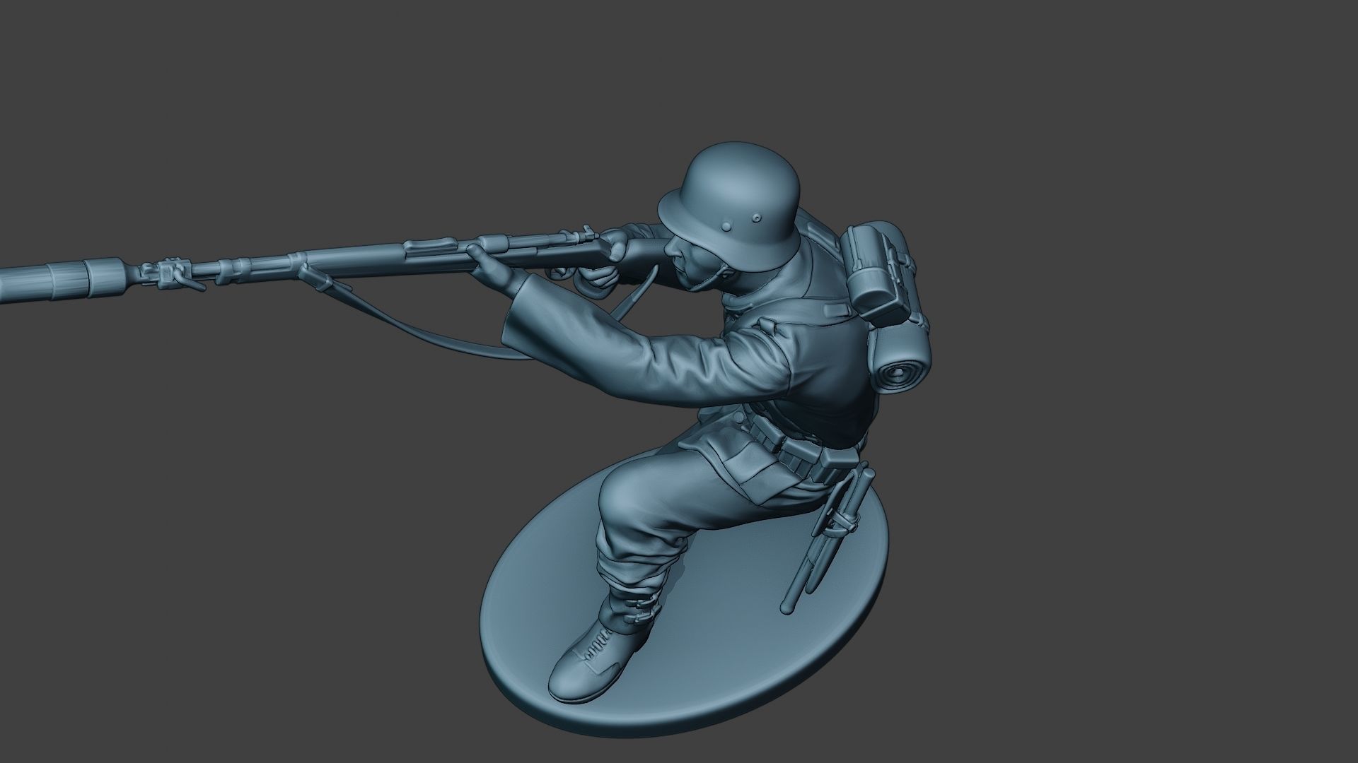 German soldier ww2 Schiessbecher G5 3D print model_15